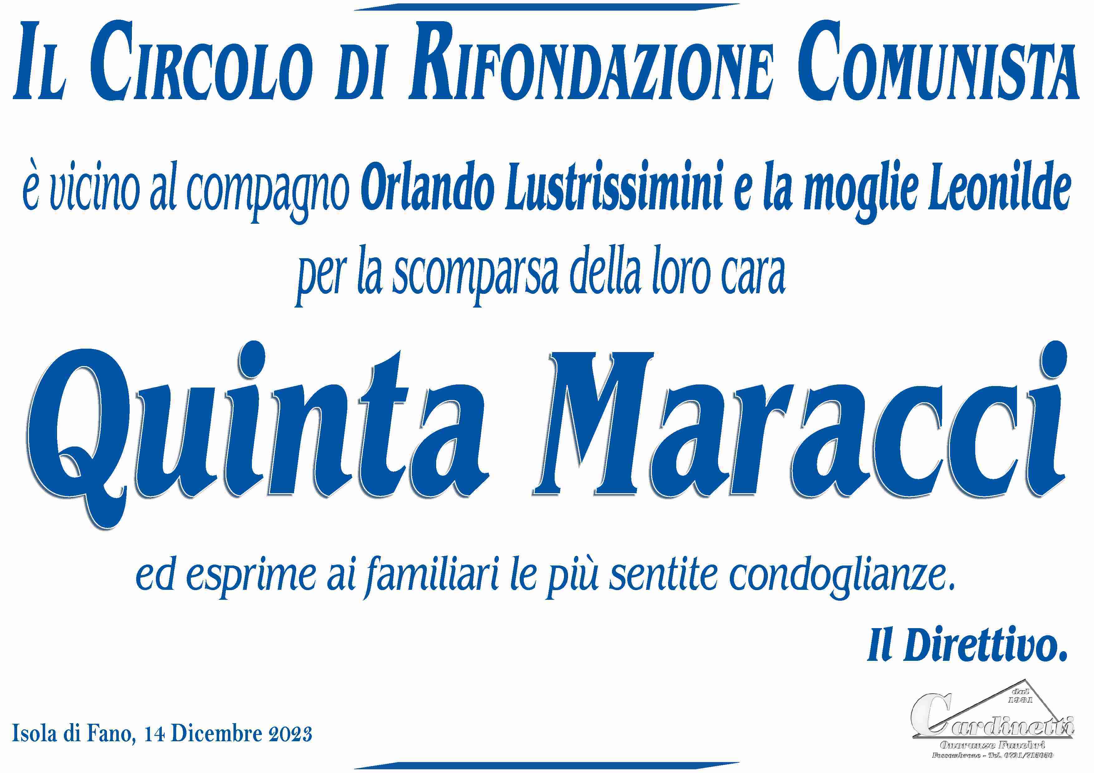 Quinta Maracci
