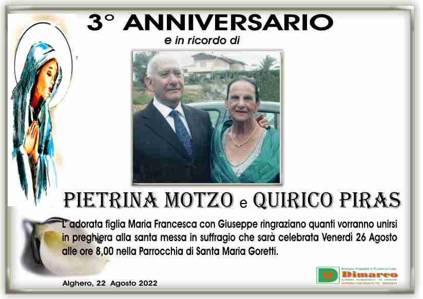 Pietrina Motzo e Quirico Piras