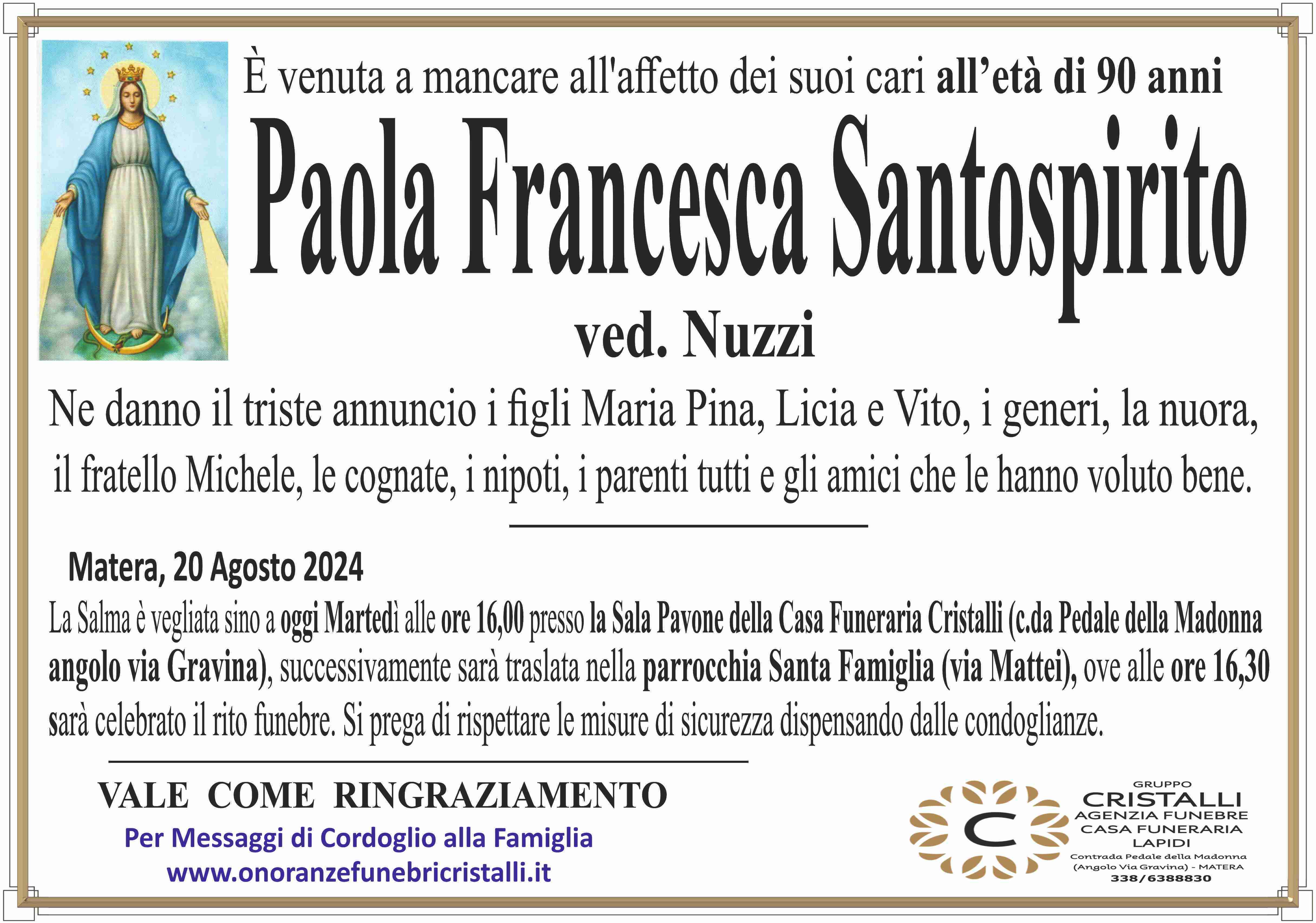 Paola Francesca Santospirito