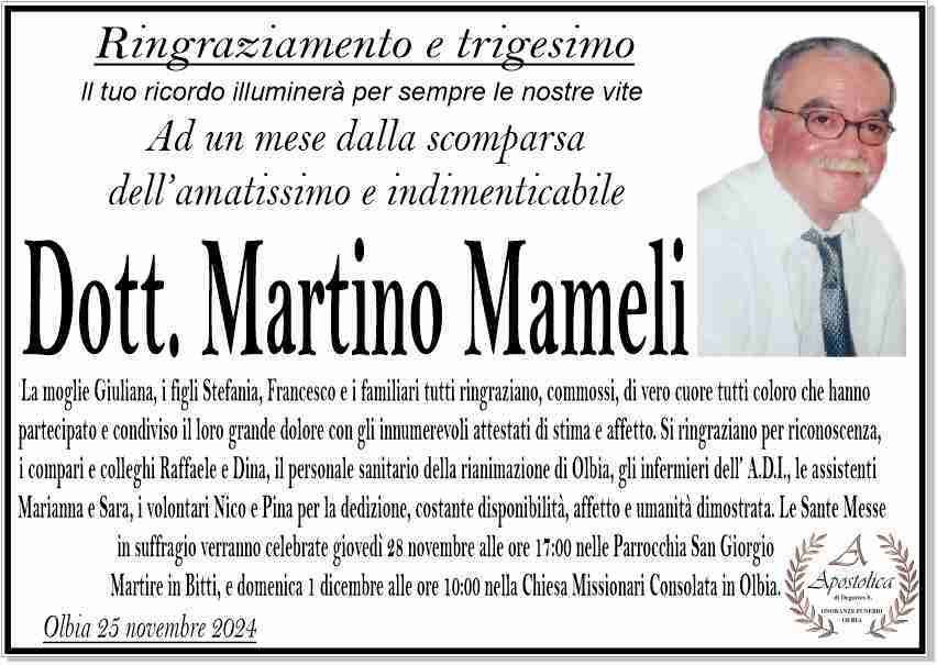 Dott. Martino Mameli