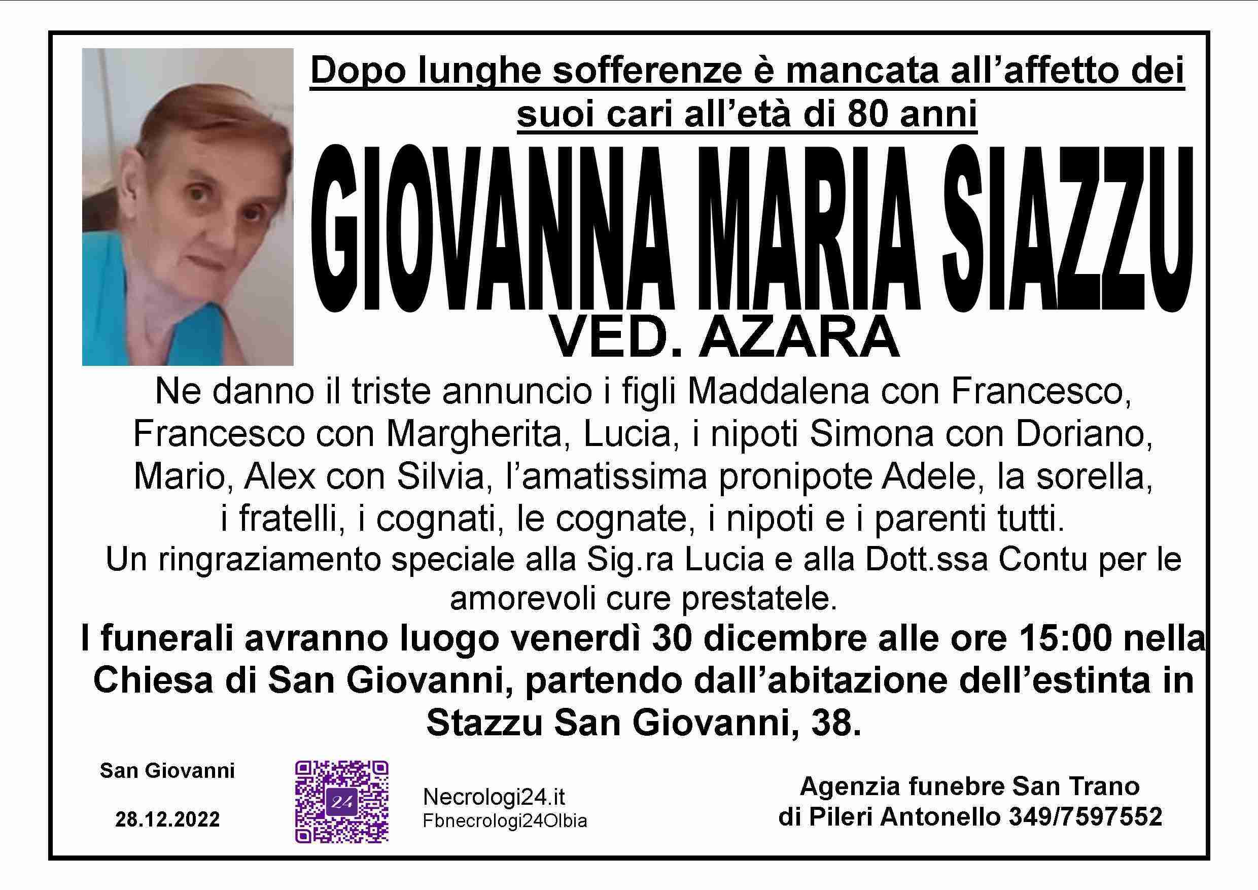 Giovanna Maria Siazzu