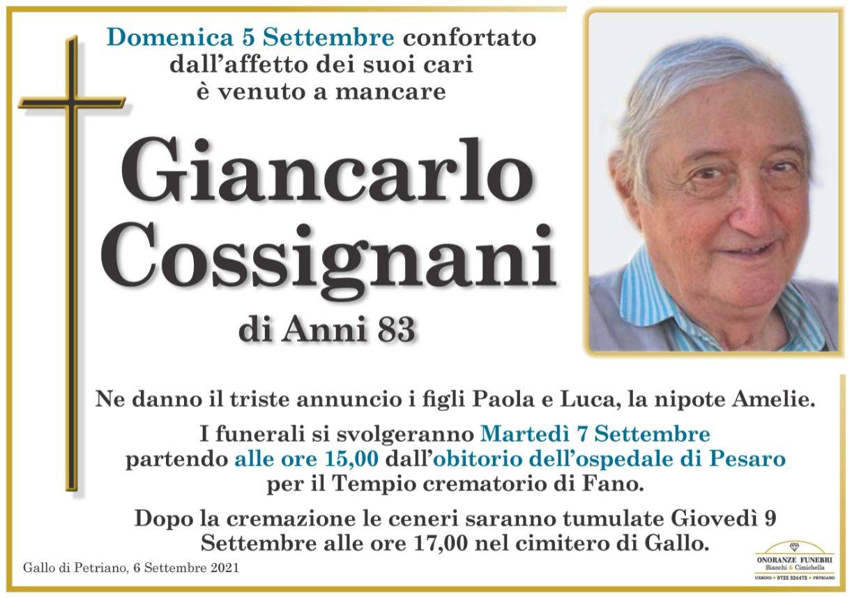Giancarlo Cossignani
