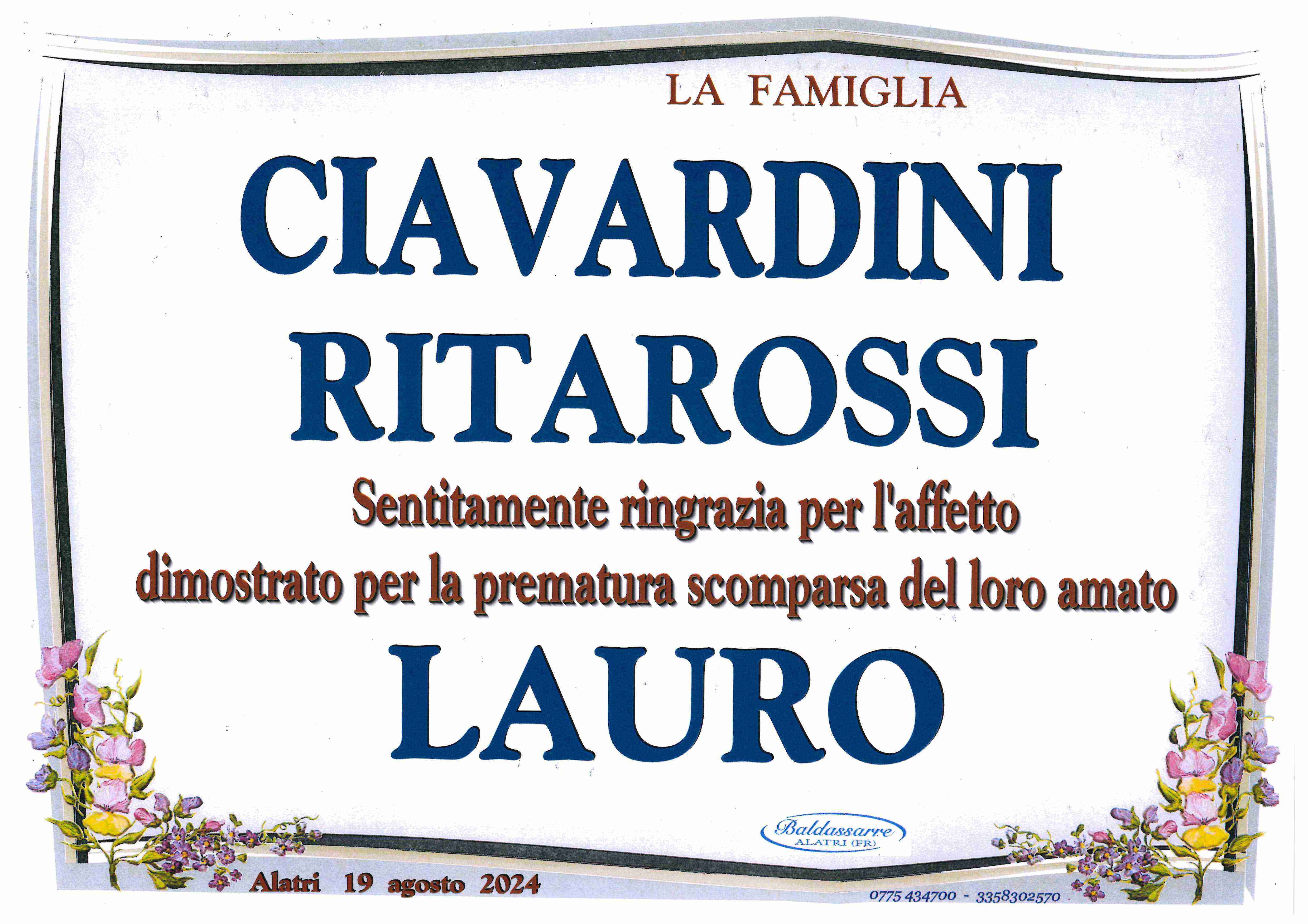 Lauro  Ciavardini