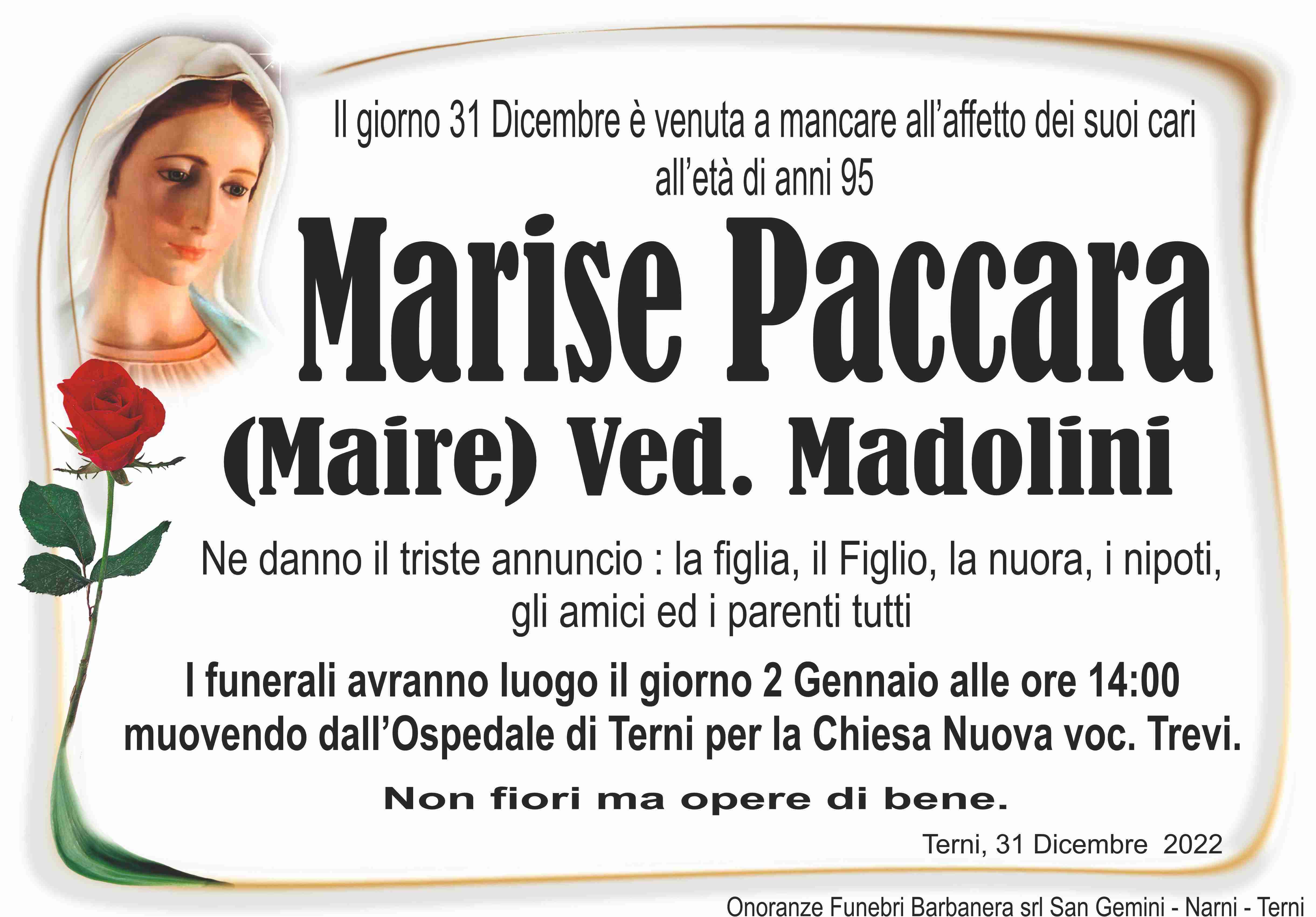 Paccara Marise (Maire)
