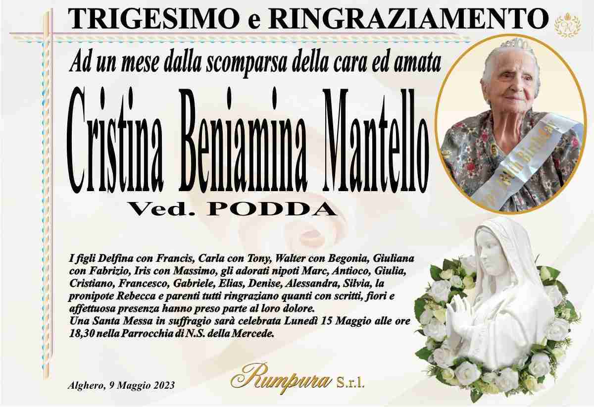 Cristina Beniamina Mantello