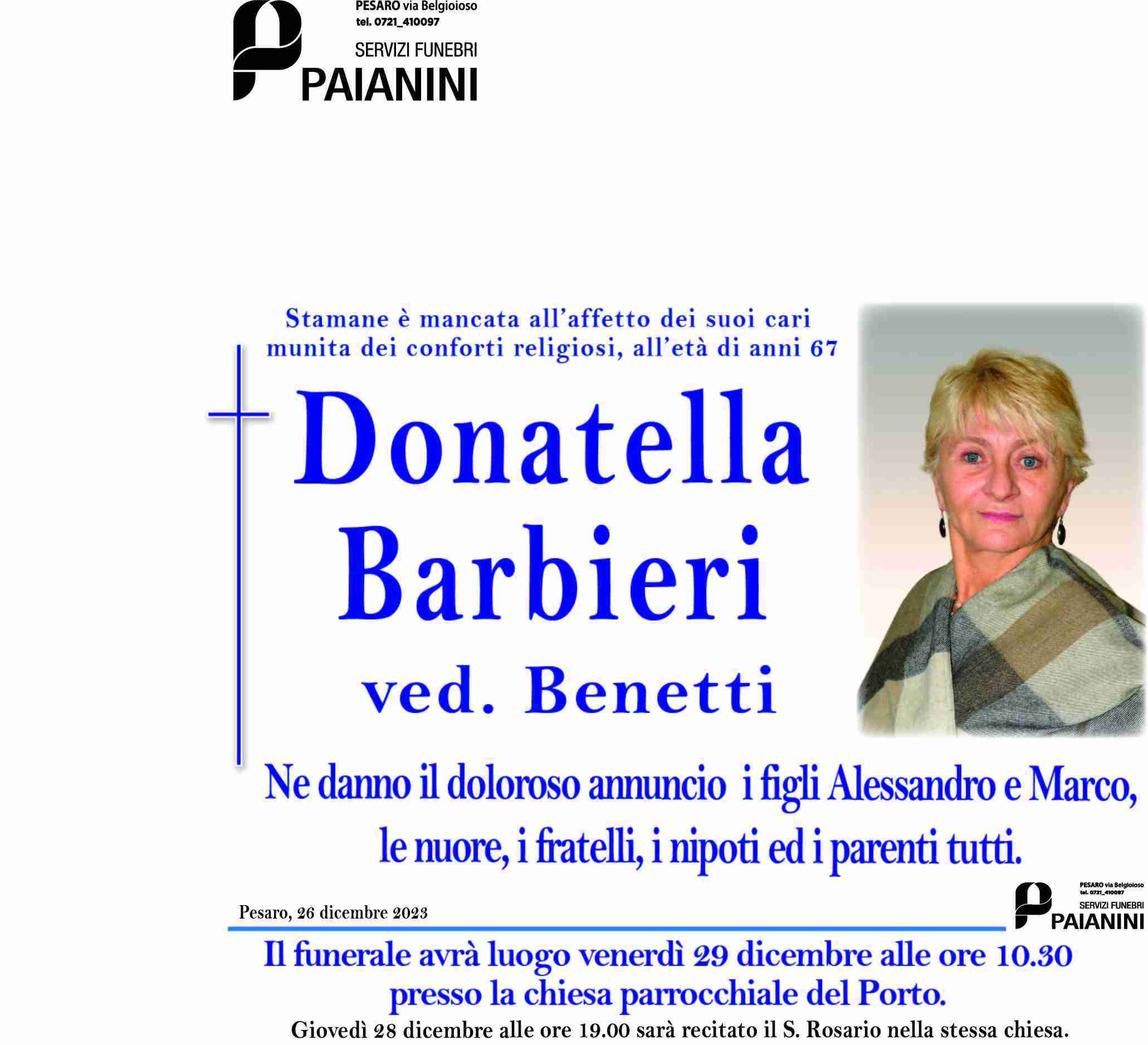 Donatella BarbieriDonatella Barbieri