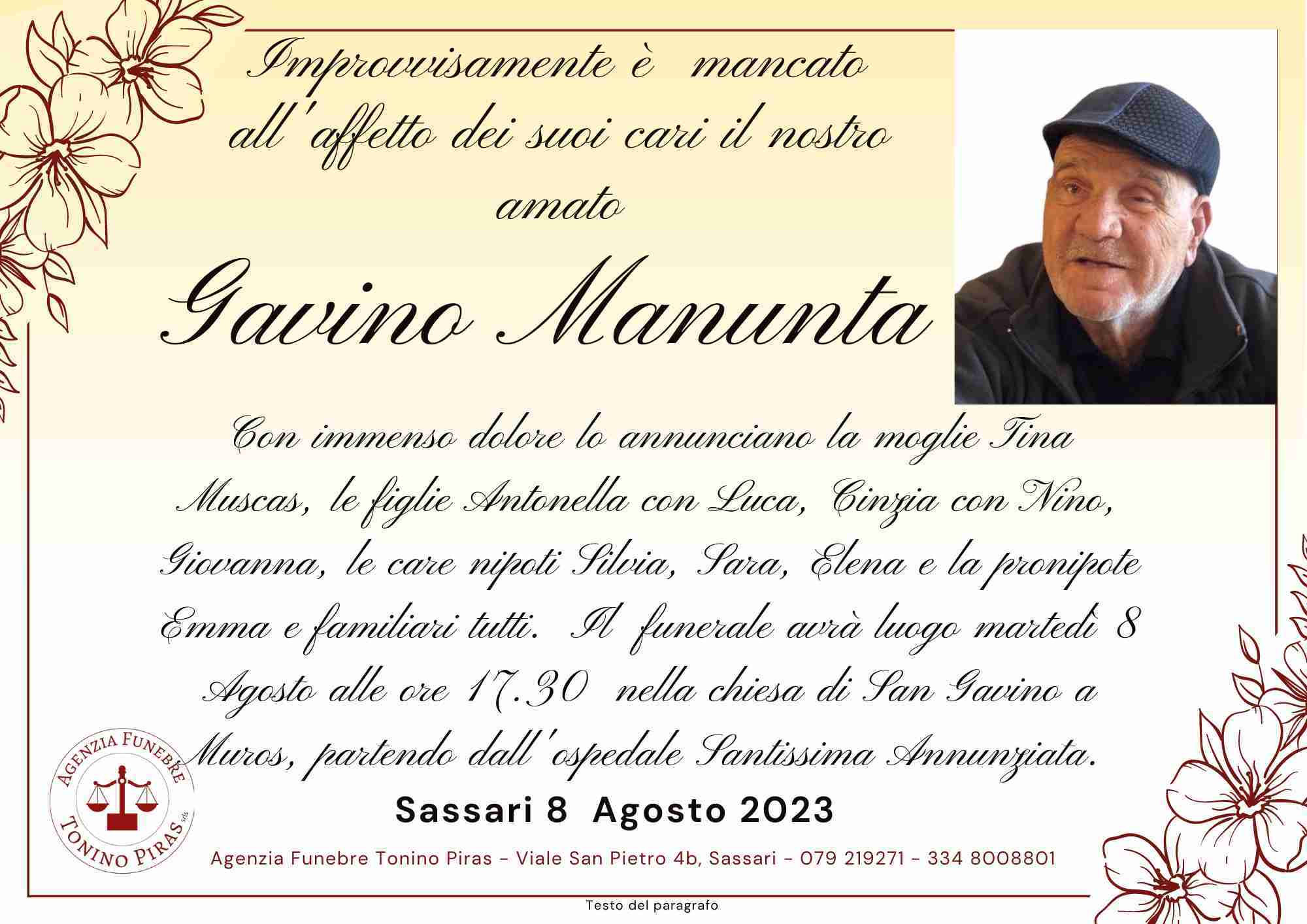 Gavino Manunta