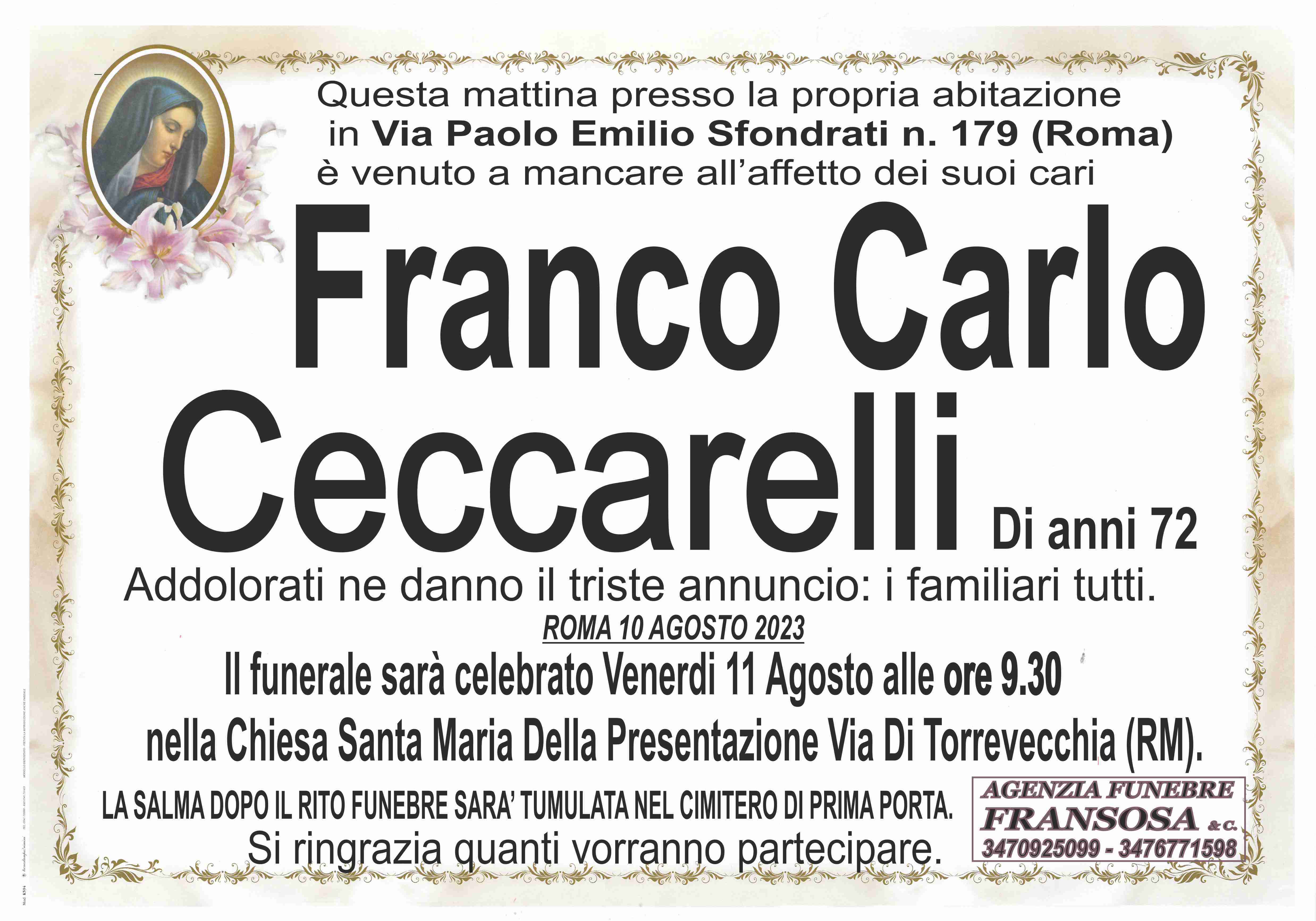 Franco Carlo Ceccarelli