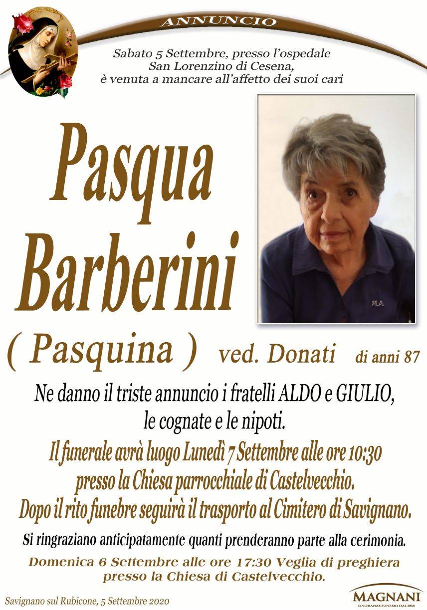 Pasqua (Pasquina) Barberini