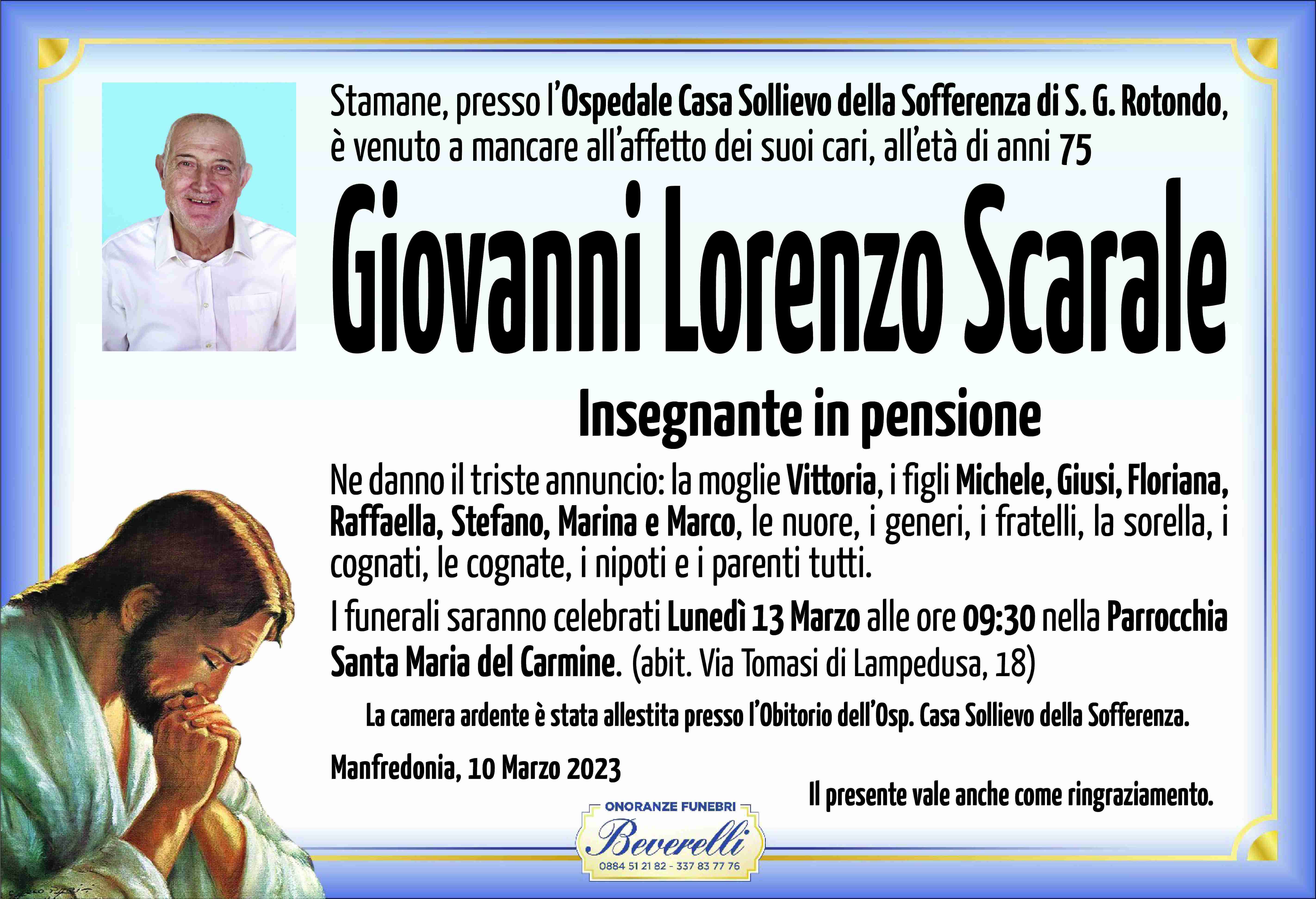 Scarale Giovanni Lorenzo