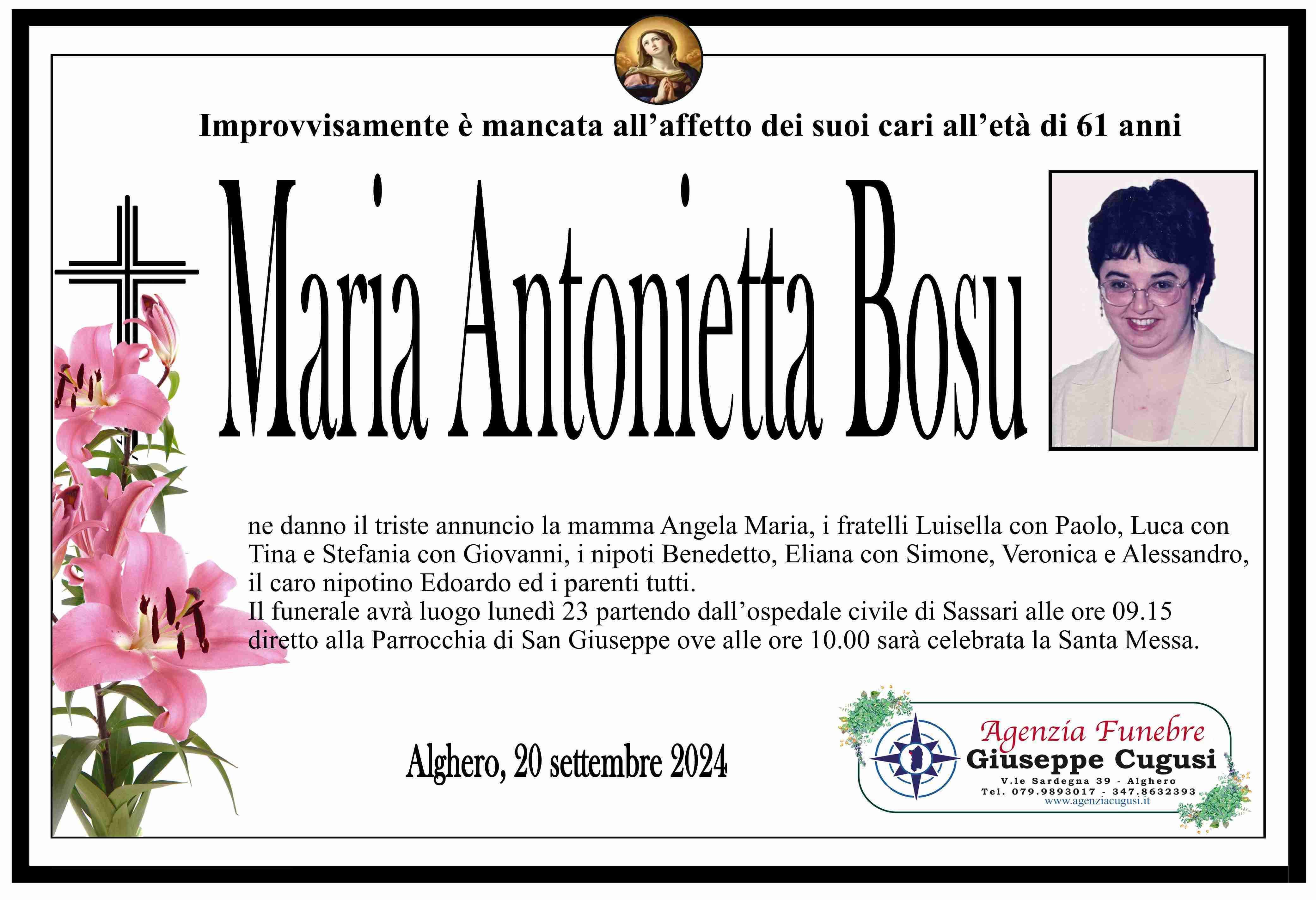 Maria Antonietta Bosu