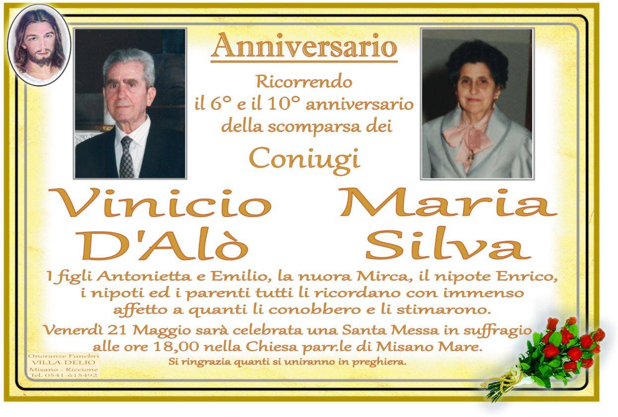 Vinicio D'Alò e Maria Silva