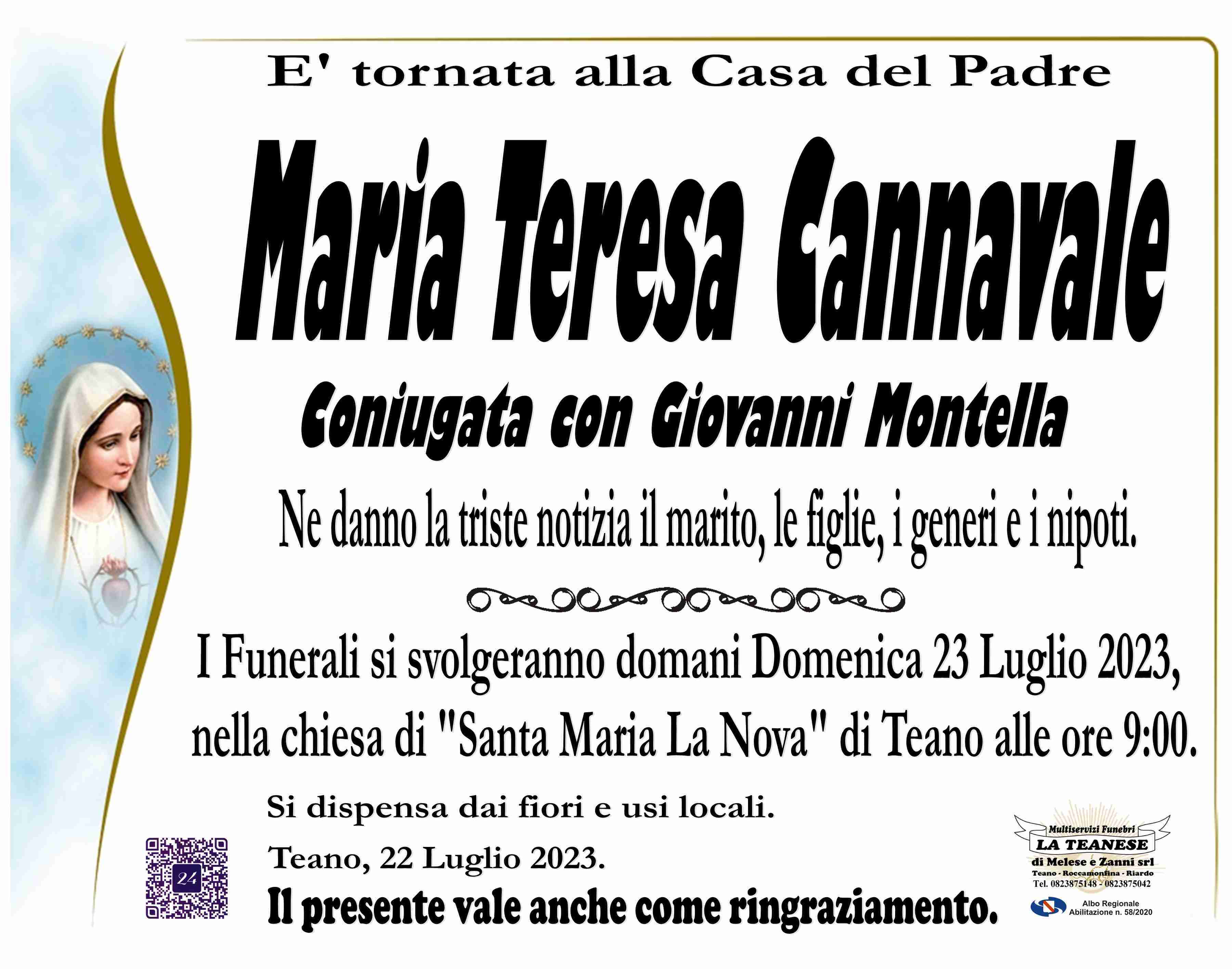 Maria Teresa Cannavale