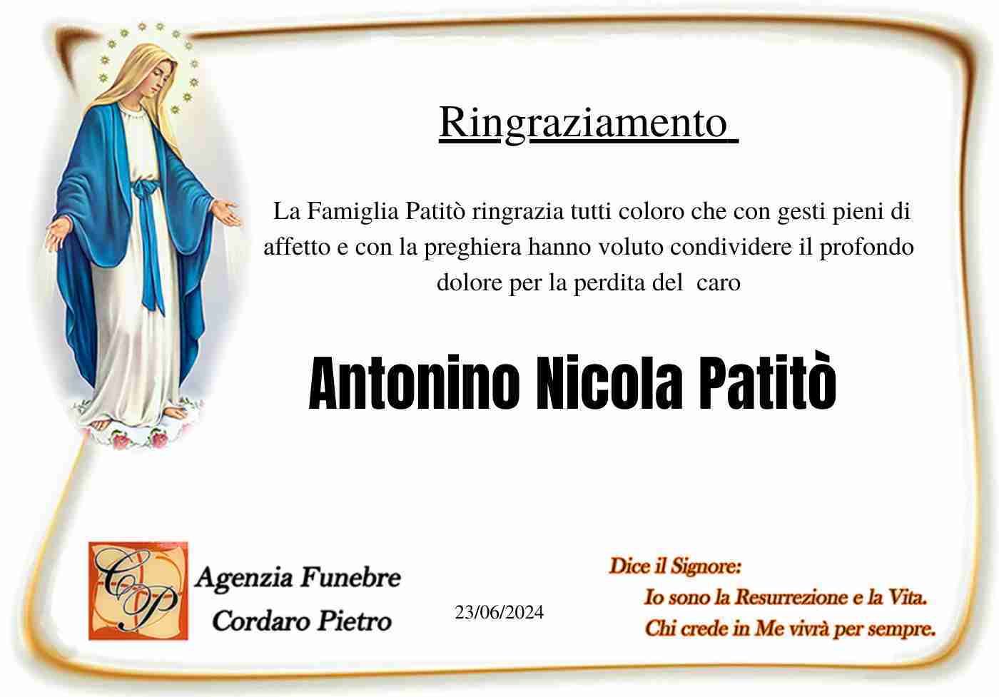 Antonino Nicola Patitò