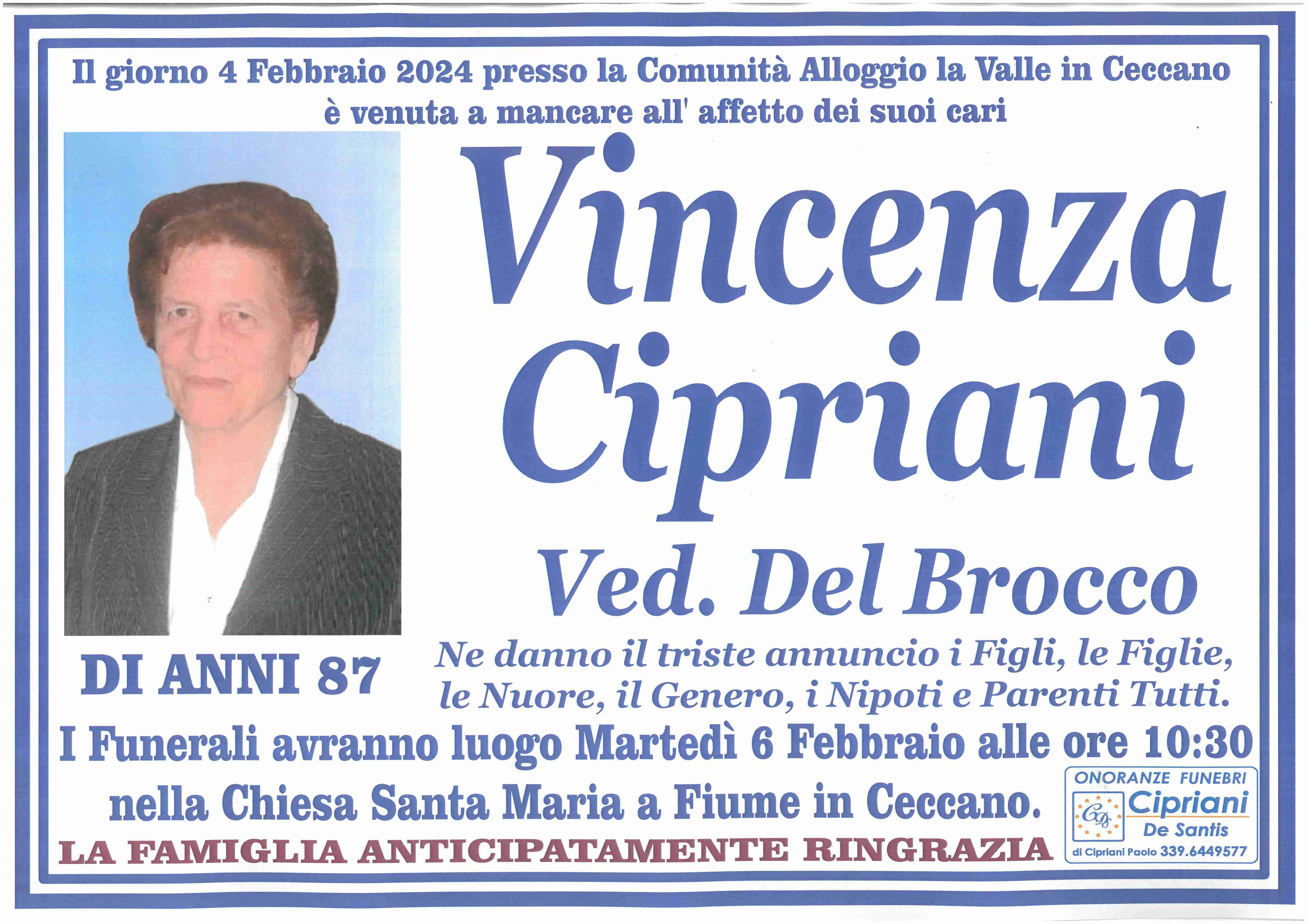 Vincenza Cipriani