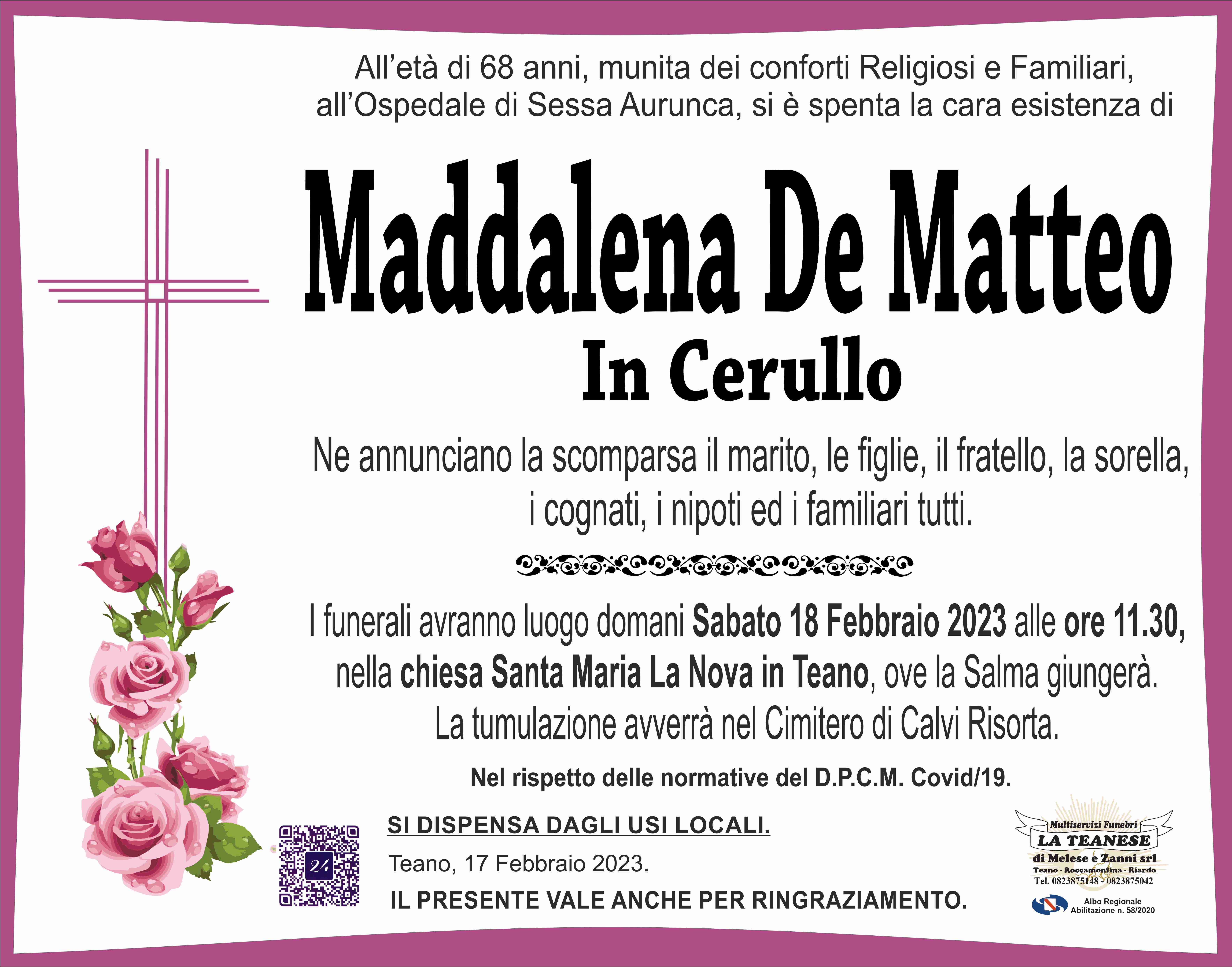 Maddalena De Matteo
