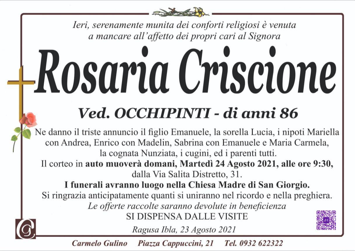 Rosaria Criscione