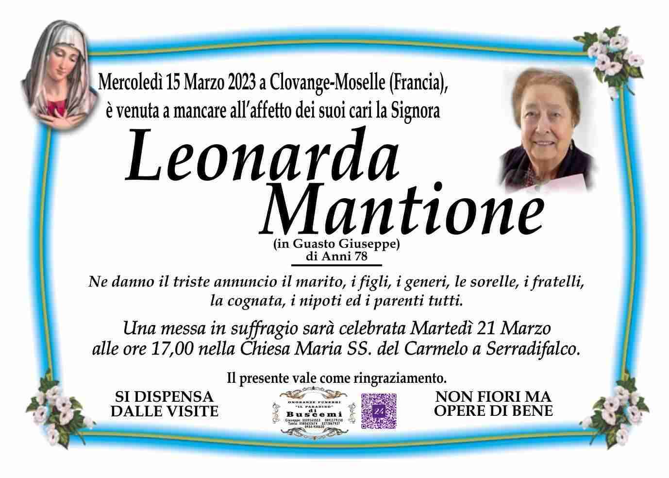 Leonarda Mantione