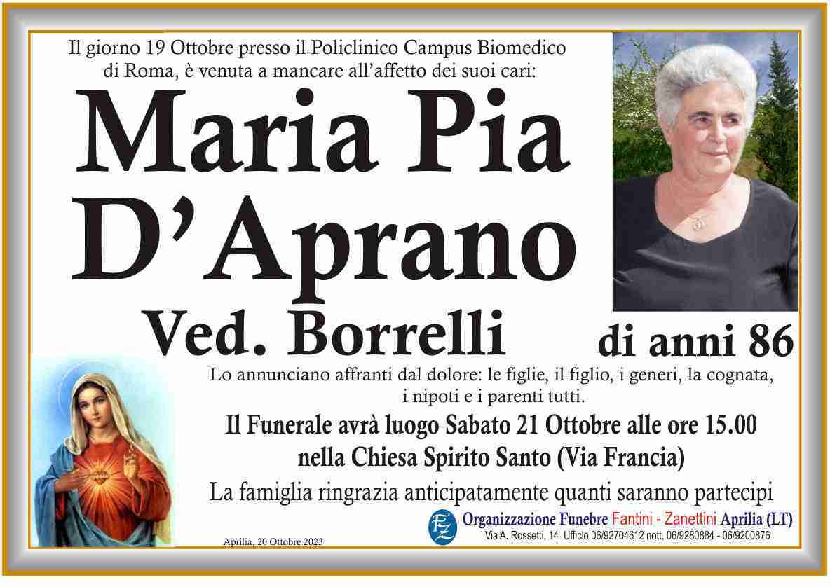 Maria Pia D'Aprano