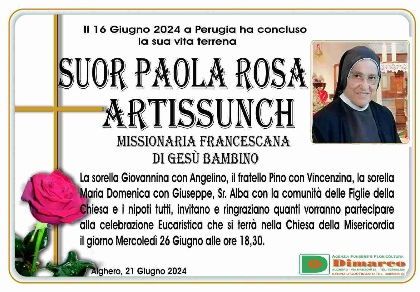 Suor Paola Rosa Artissunch