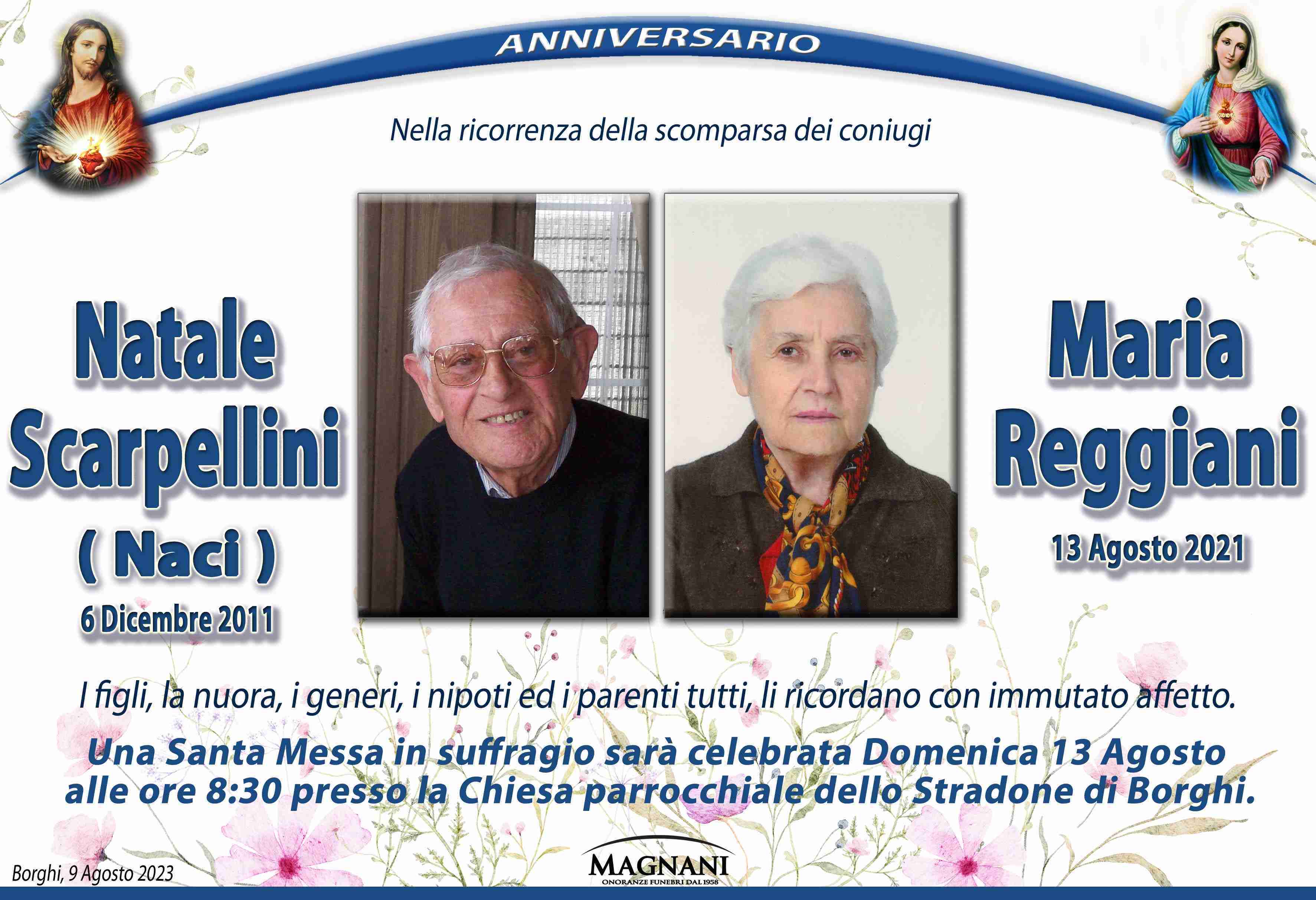 Natale Scarpellini e Maria Reggiani