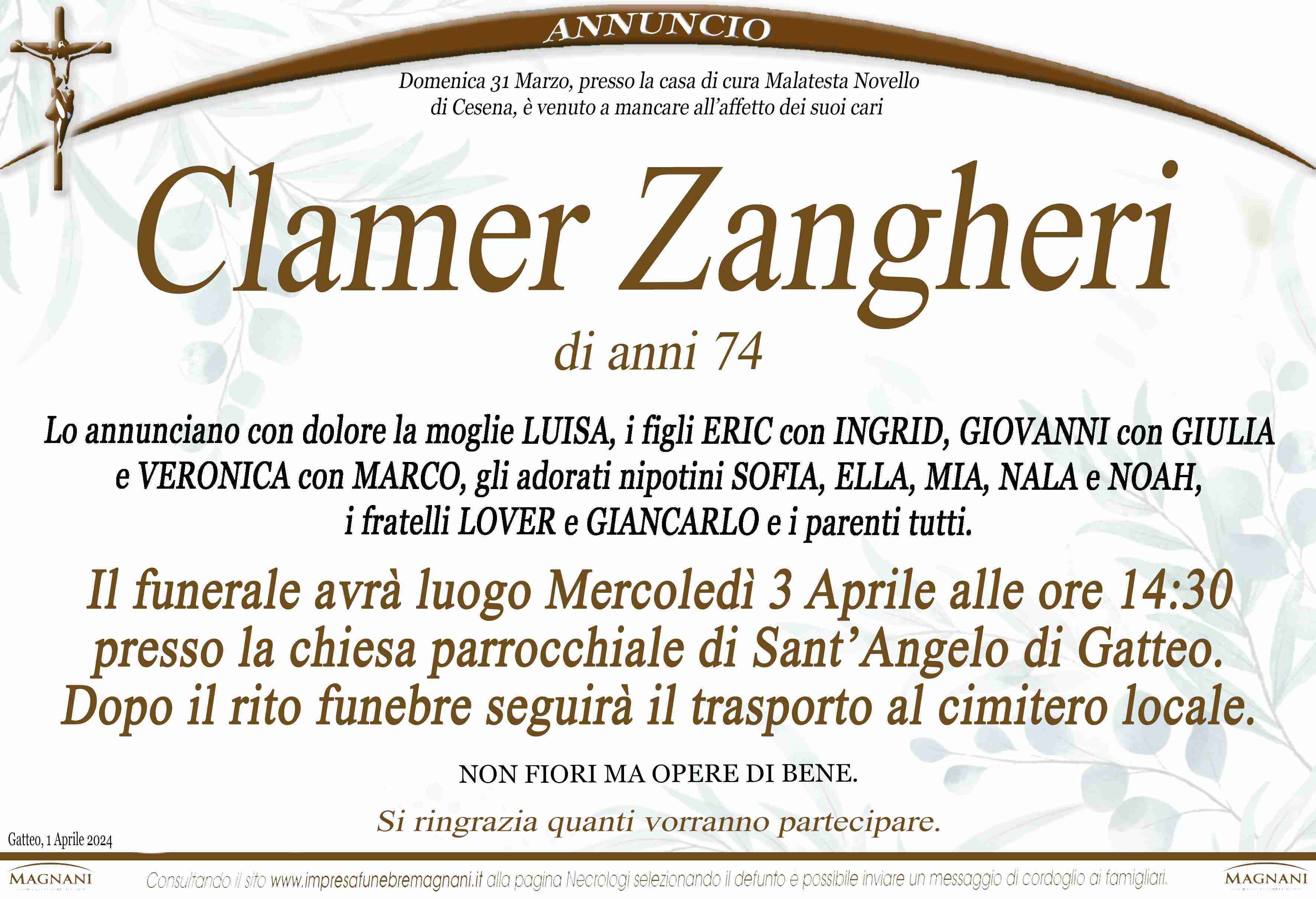 Zangheri Clamer