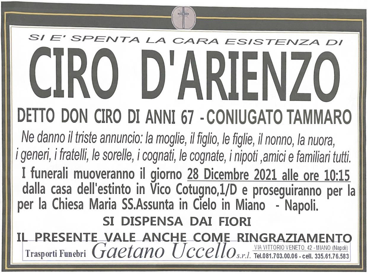 Ciro D'Arienzo