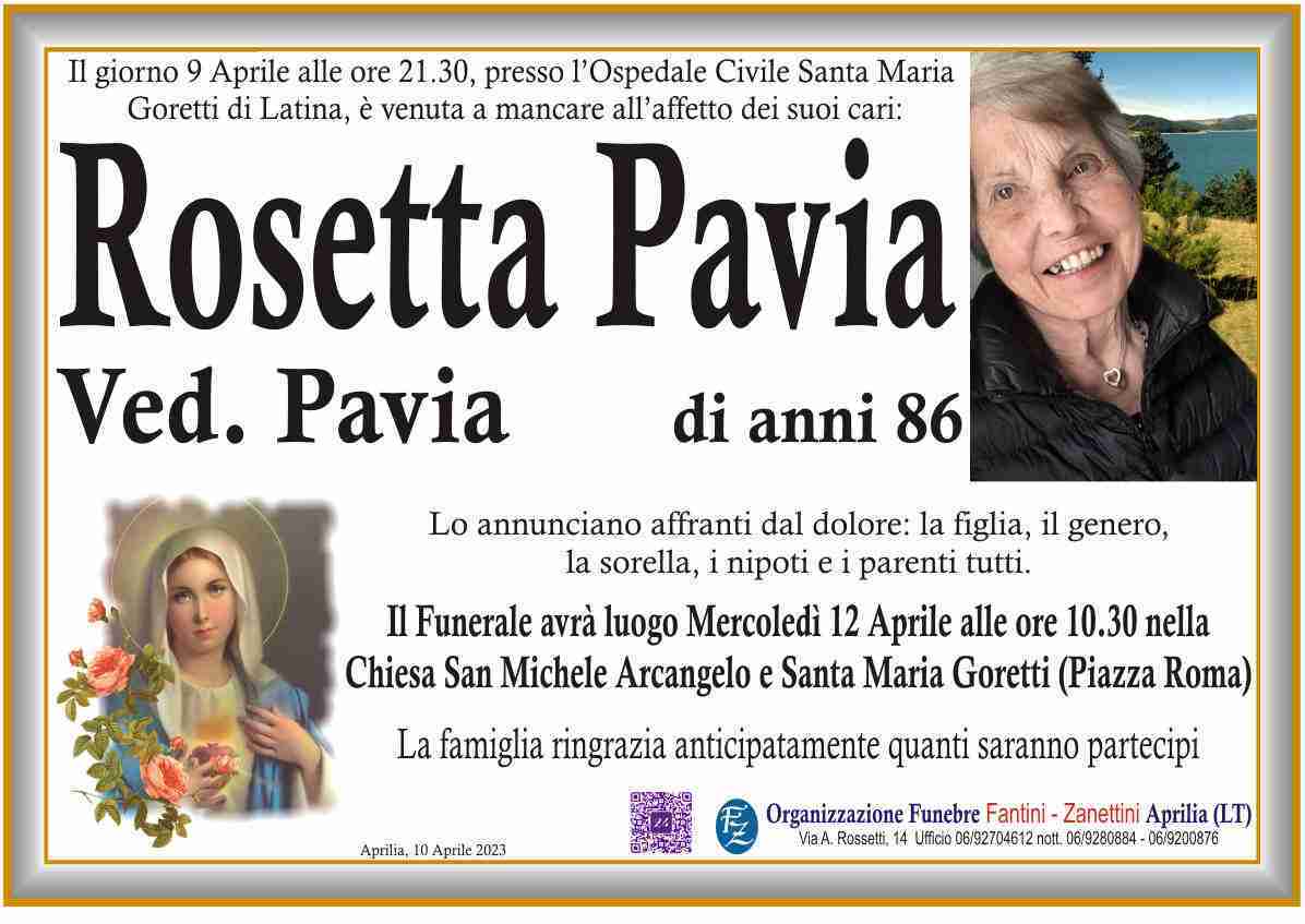 Rosetta Pavia