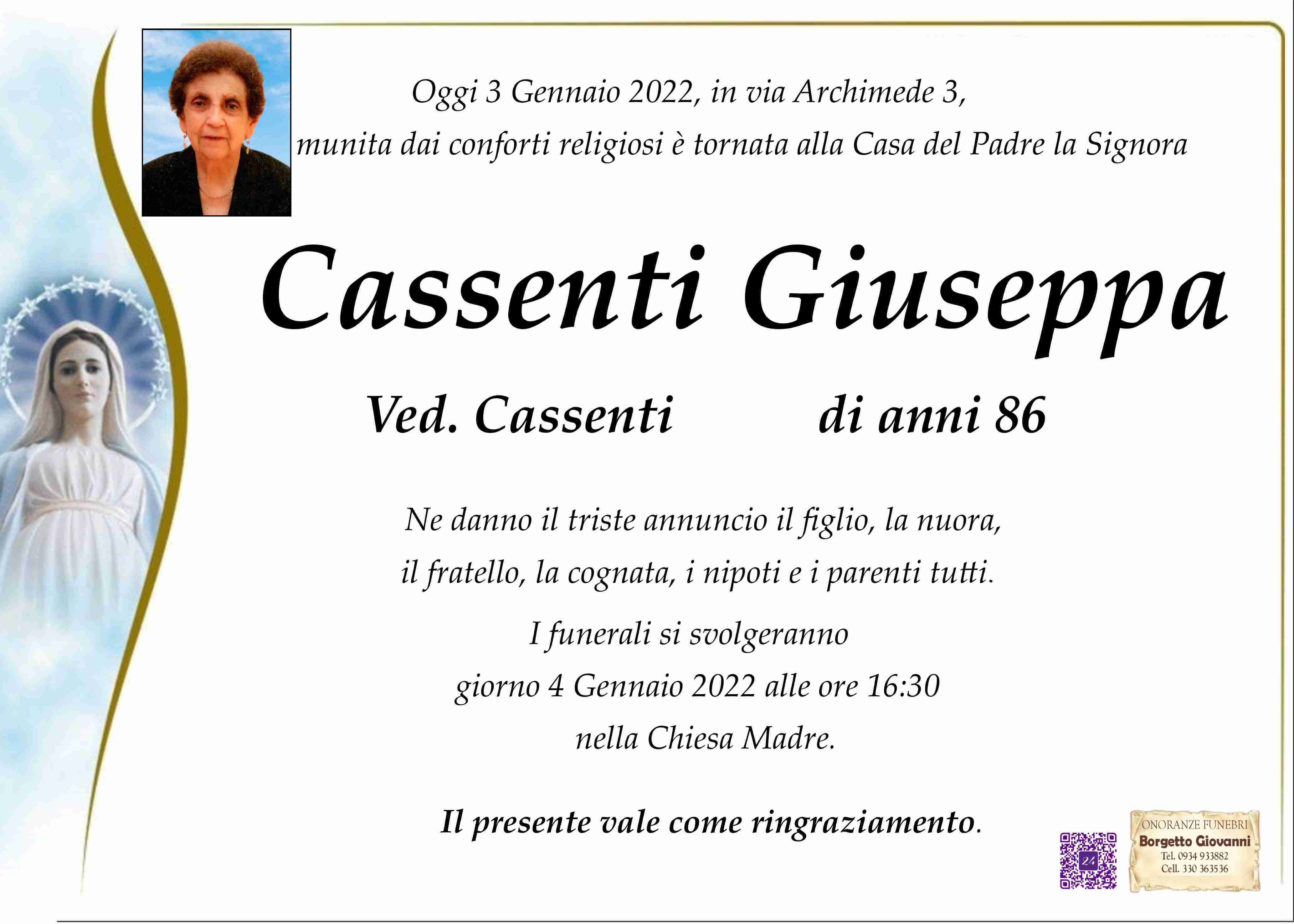 Giuseppa Cassenti
