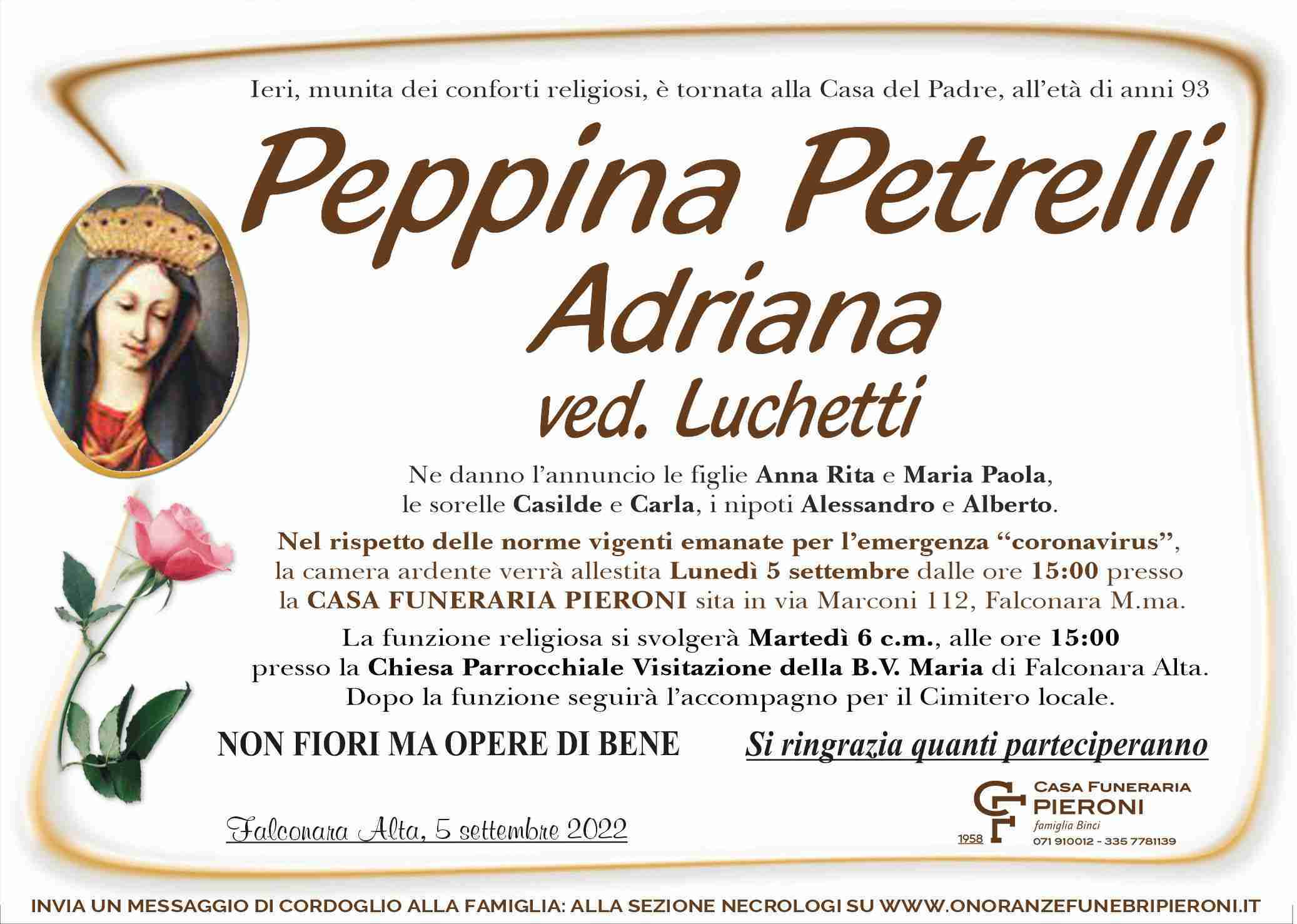 Peppina "Adriana" Petrelli