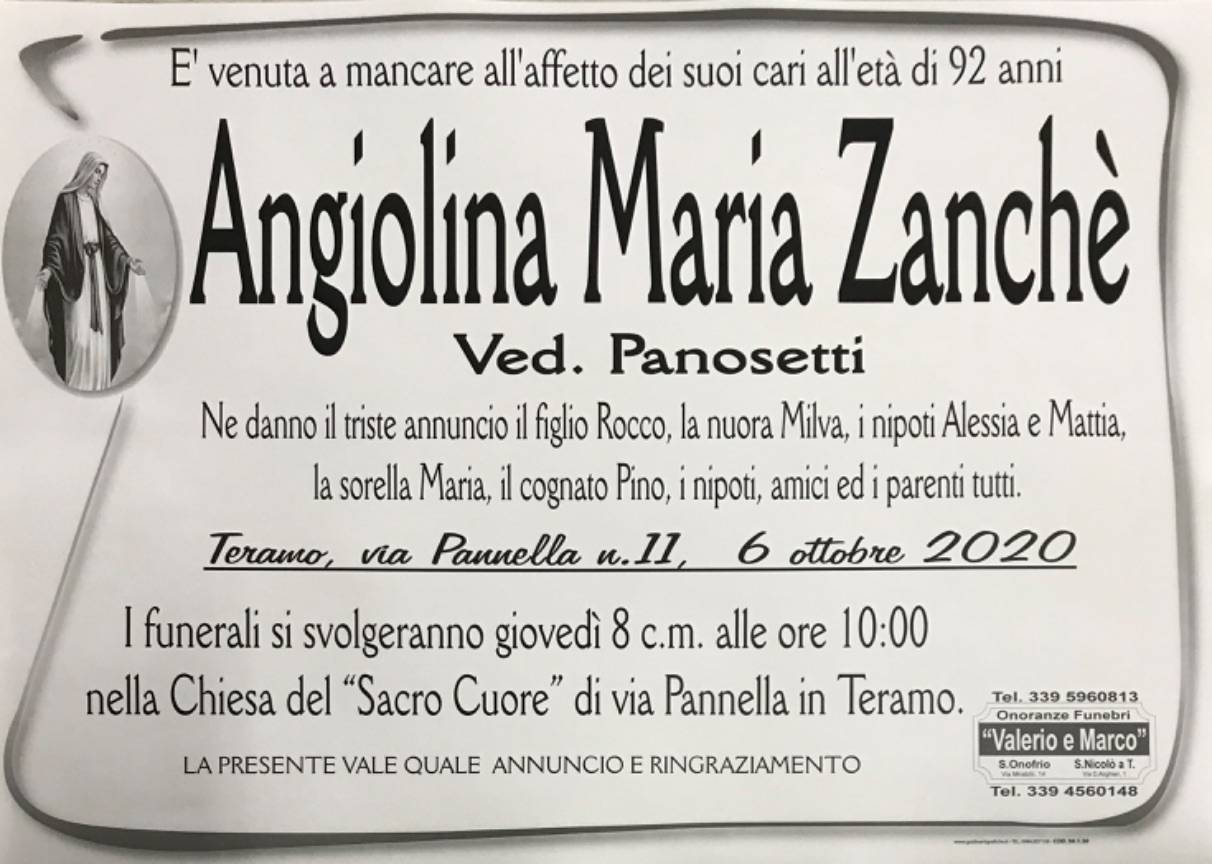 Angiolina Maria Zanchè