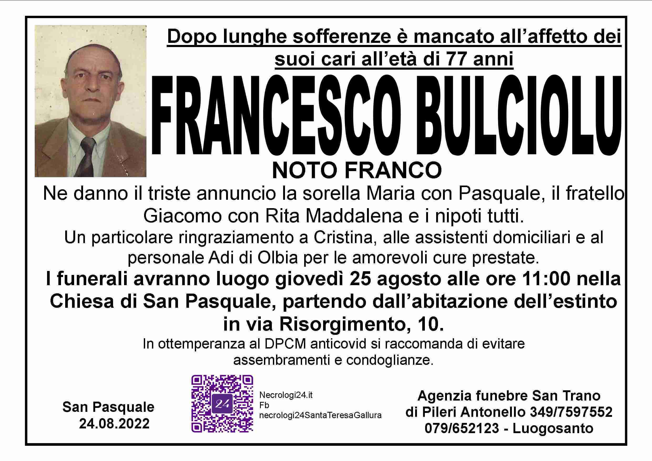 Francesco Bulciolu