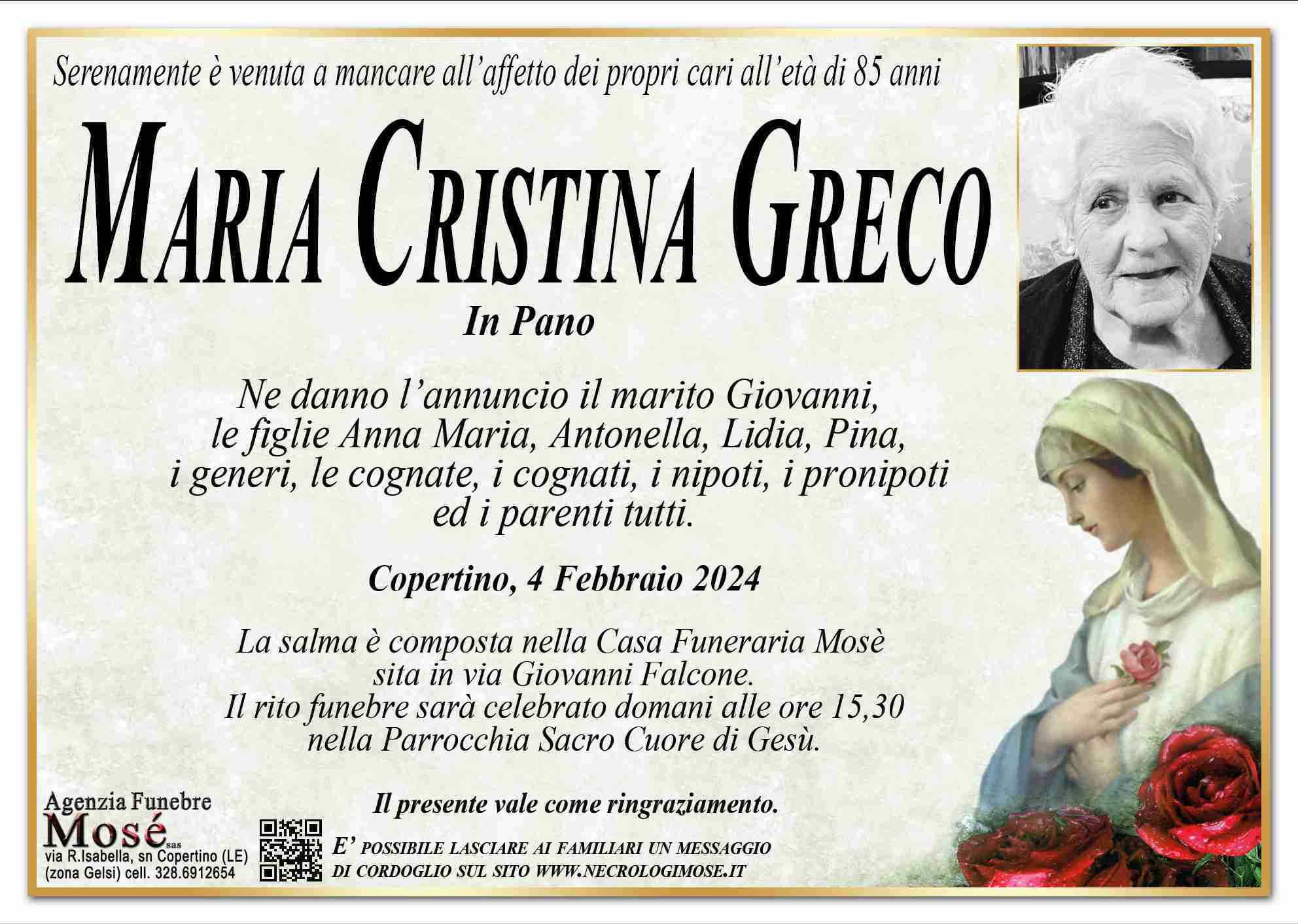 Maria Cristina Greco