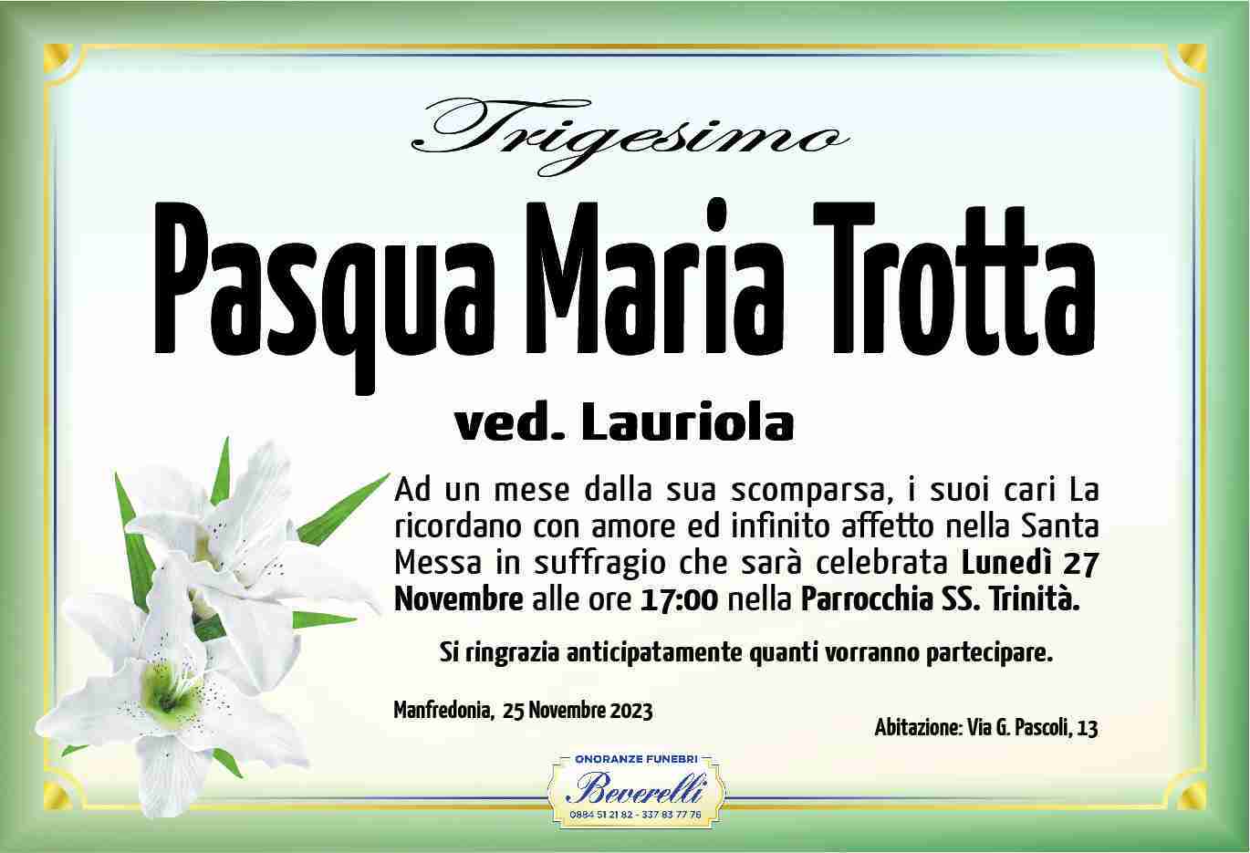 Pasqua Maria Trotta