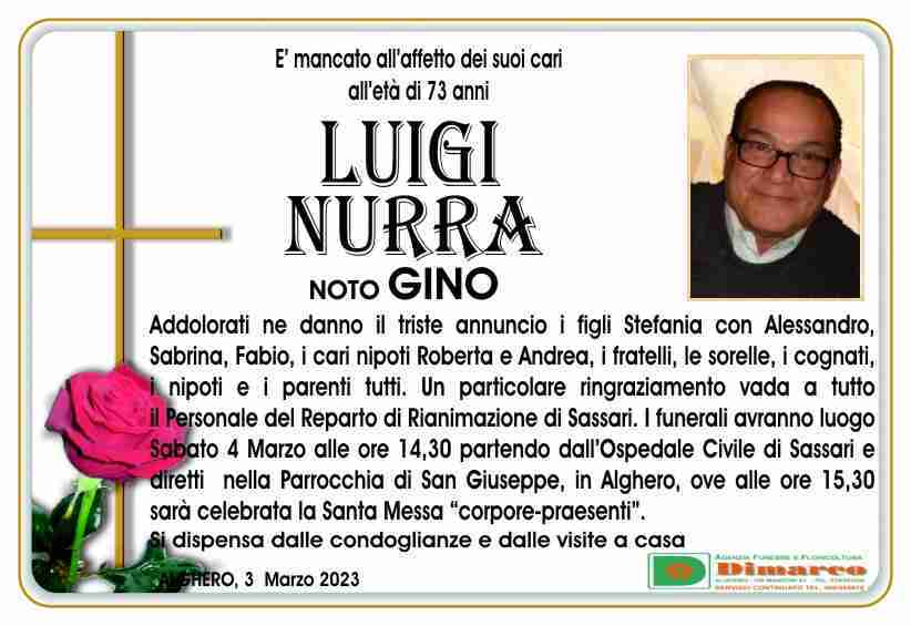 Luigi Nurra noto Gino