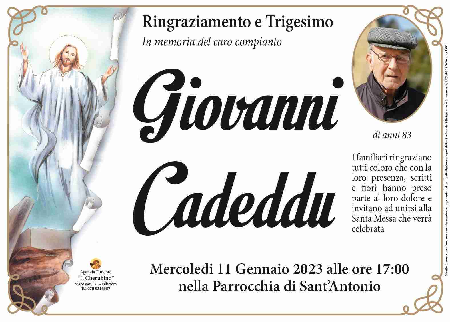 Cadeddu Giovanni