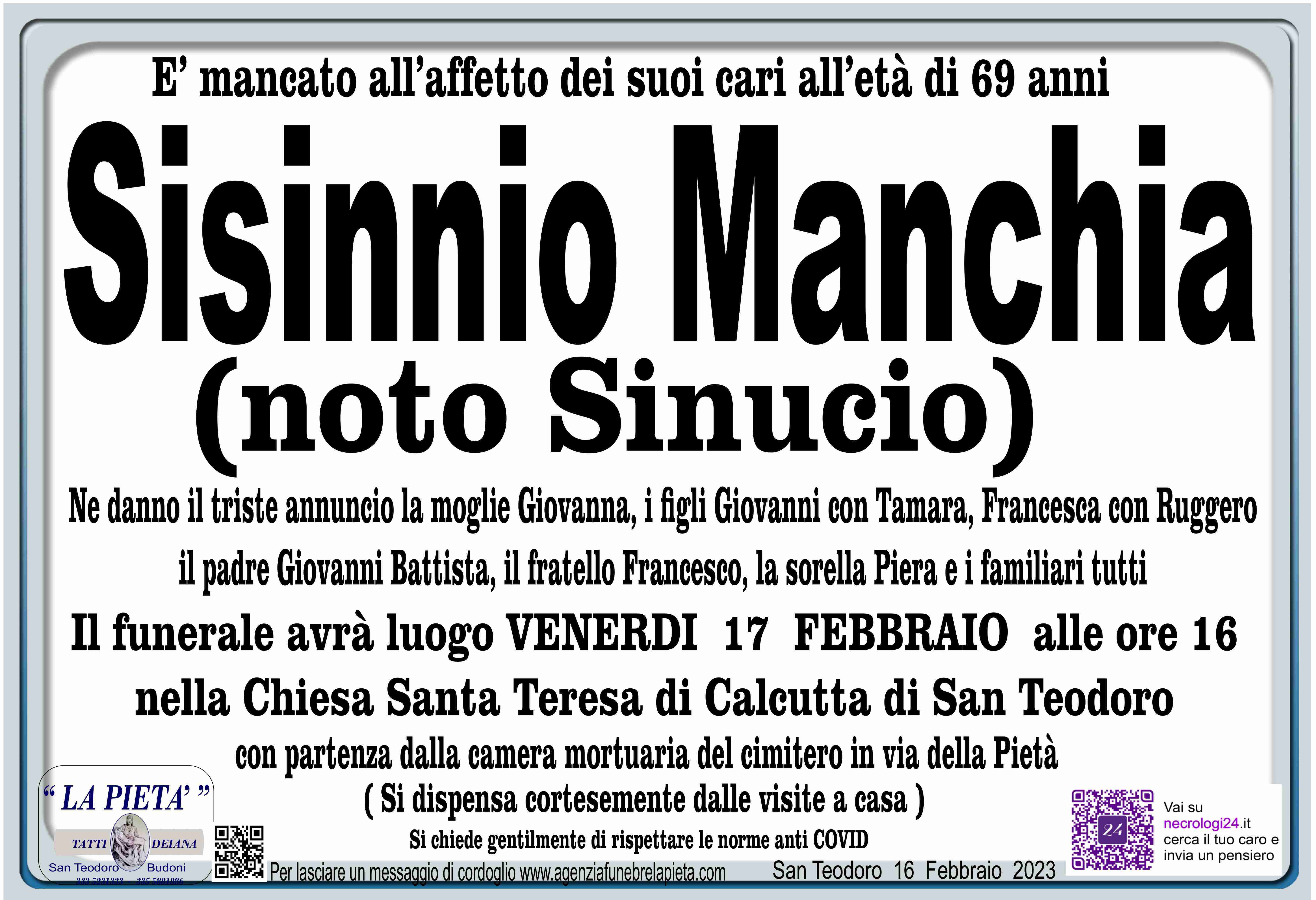 Sisinnio Manchia