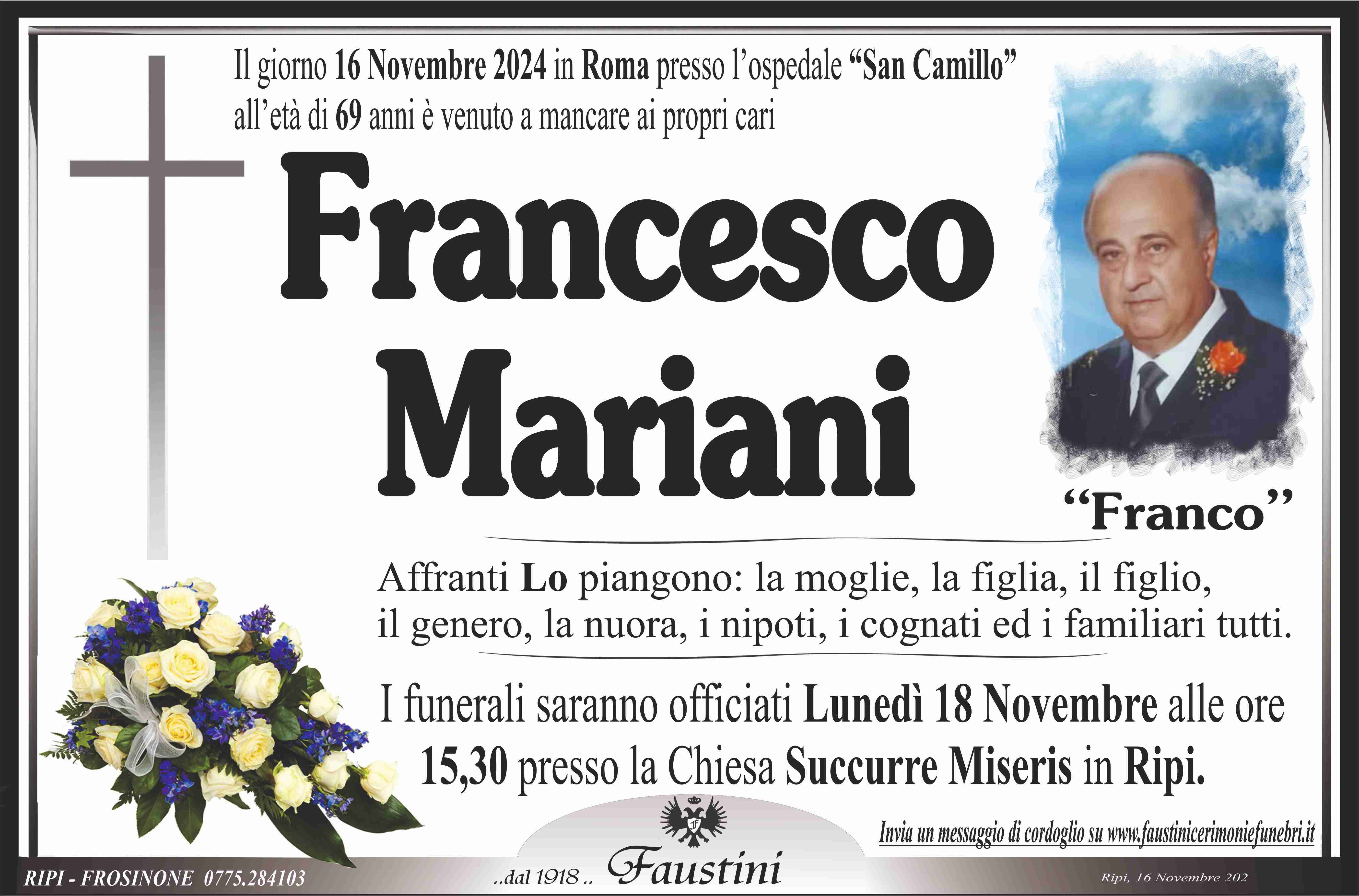 Francesco Mariani "Franco"