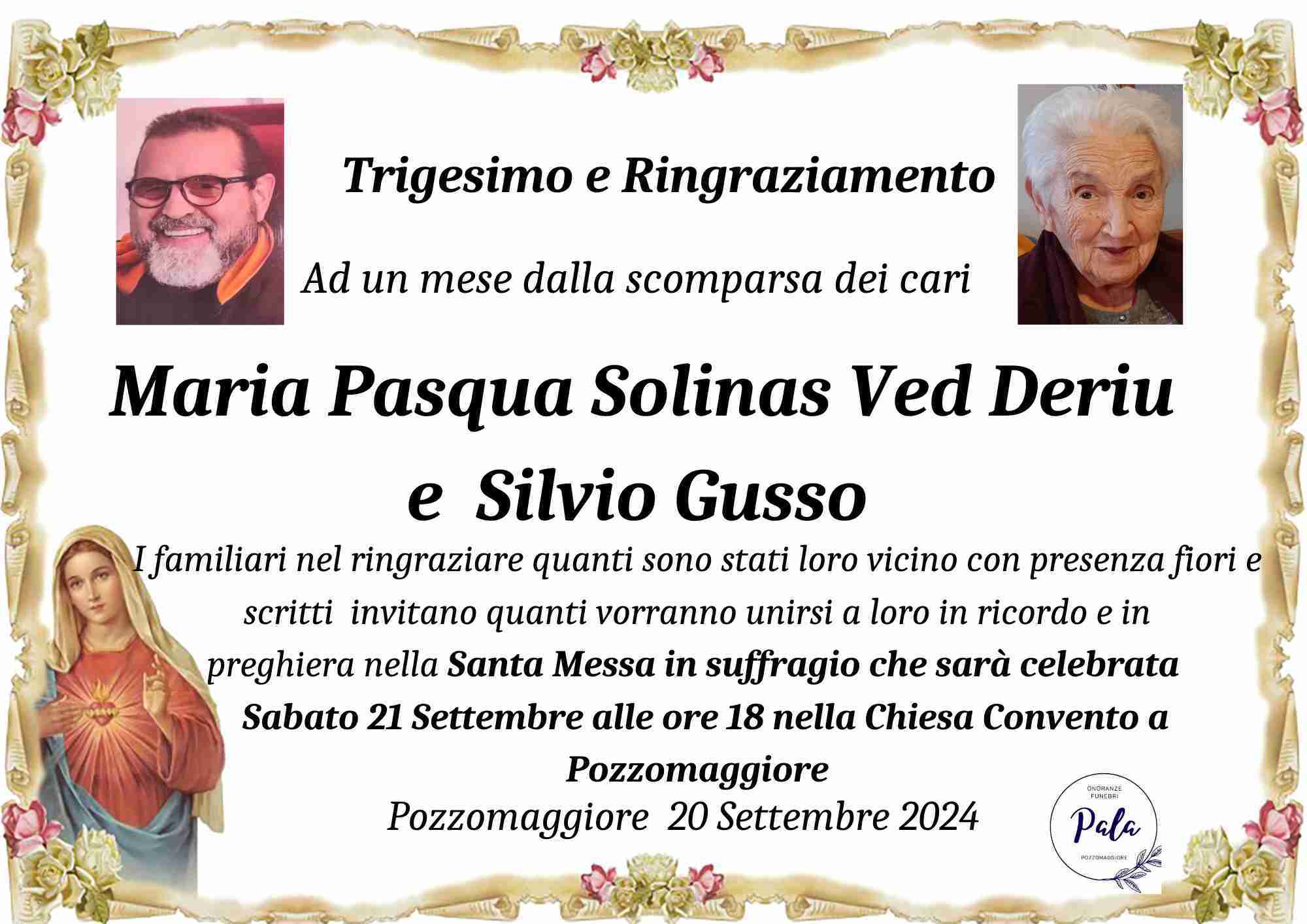 Maria Pasqua Solinas Silvio Gusso