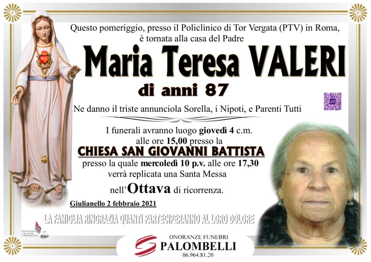Maria Teresa Valeri