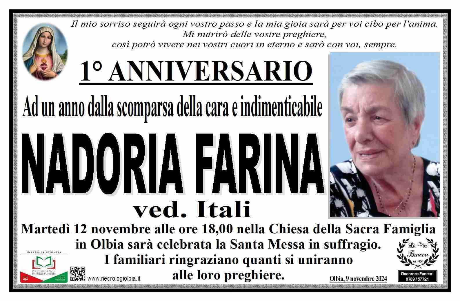 Nadoria Farina Itali