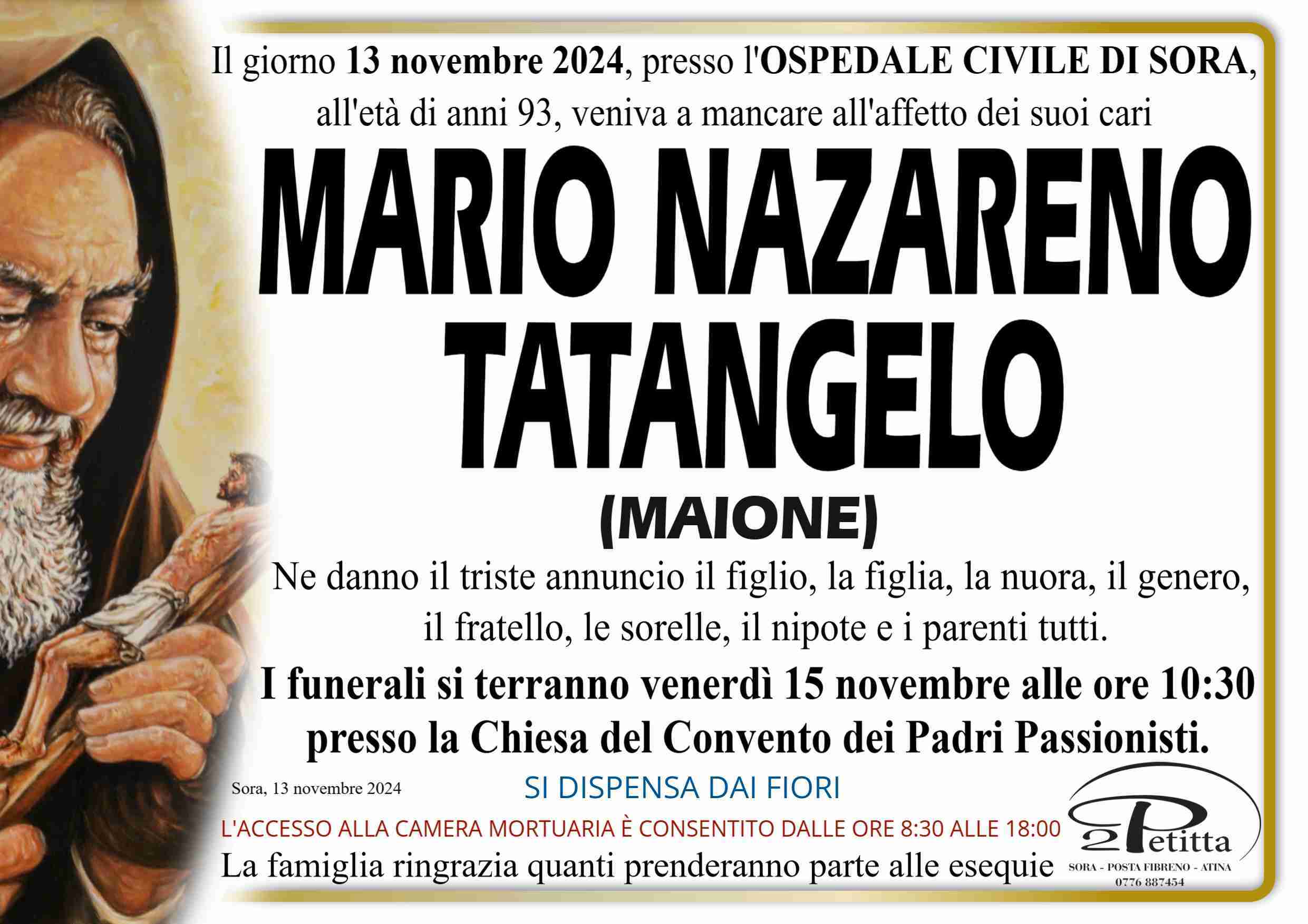 Mario Nazareno Tatangelo