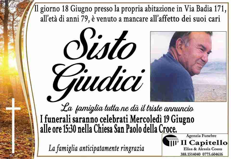 Sisto Giudici