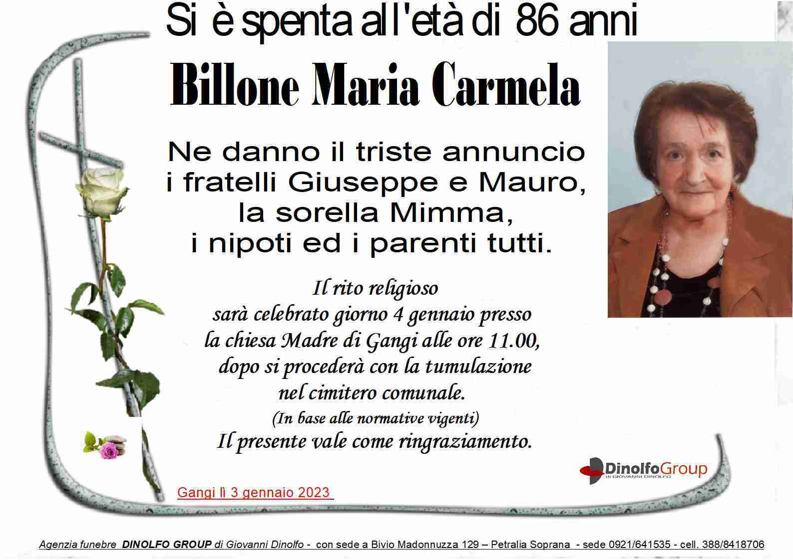 Maria Carmela Billone