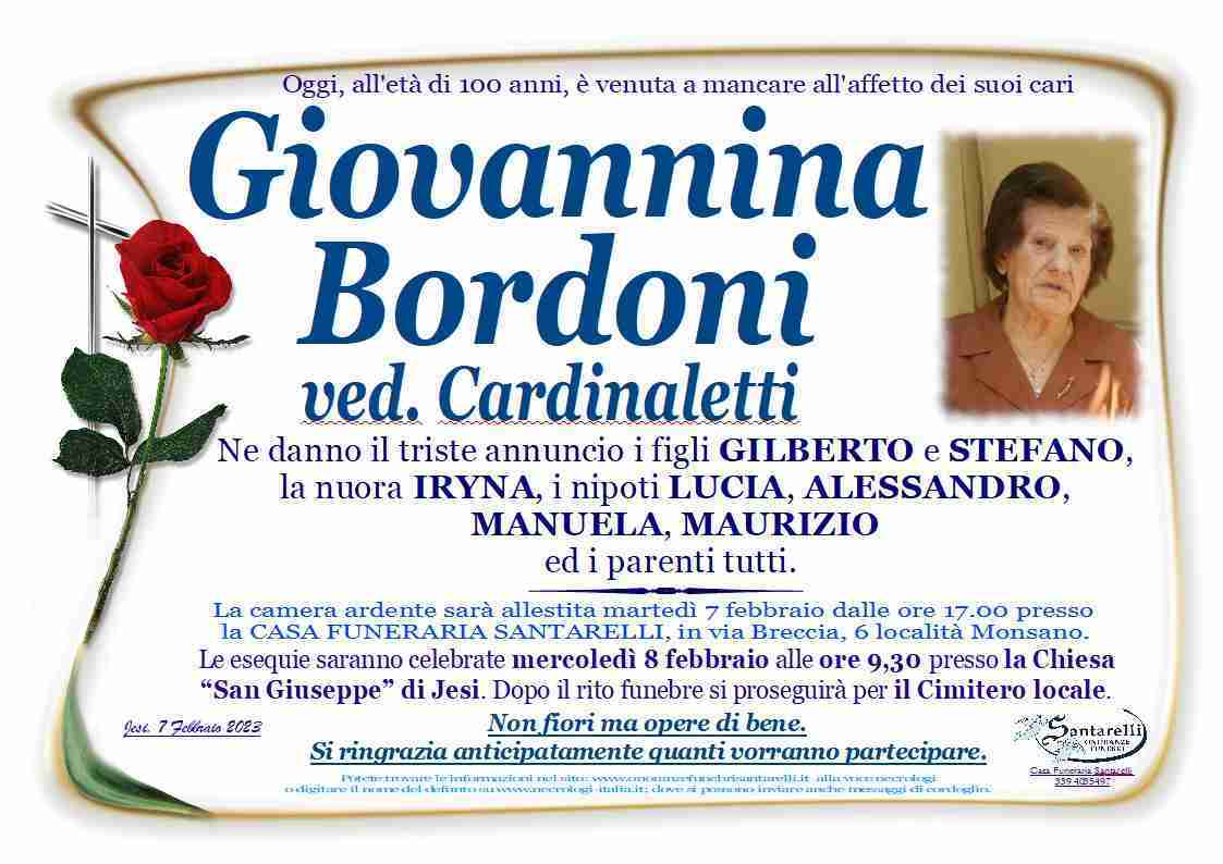 Giovannina Bordoni