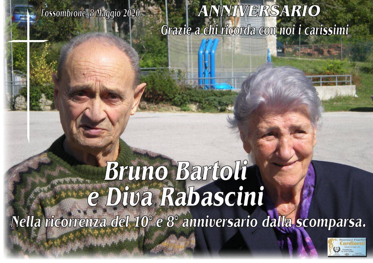 Coniugi Bruno Bartoli e Diva Rabascini