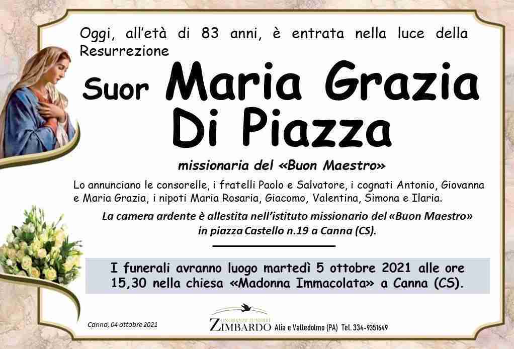 Suor Maria Grazia Di Piazza