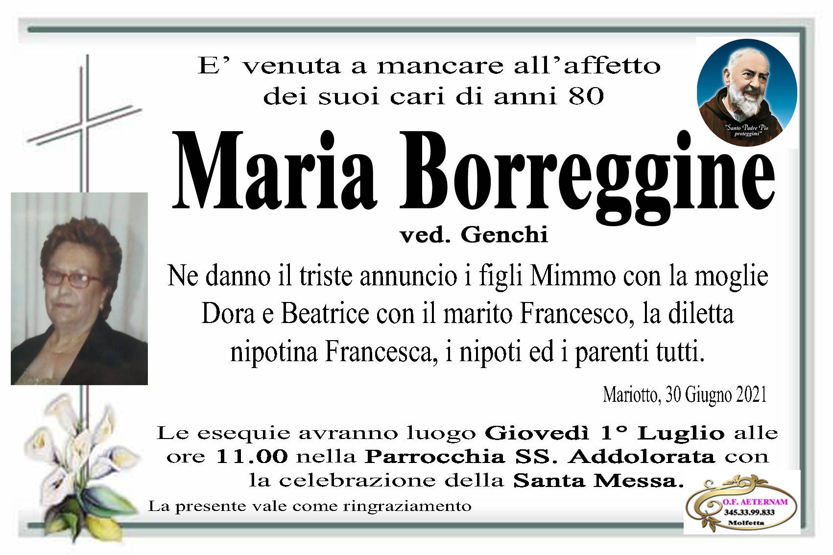 Maria Borreggine