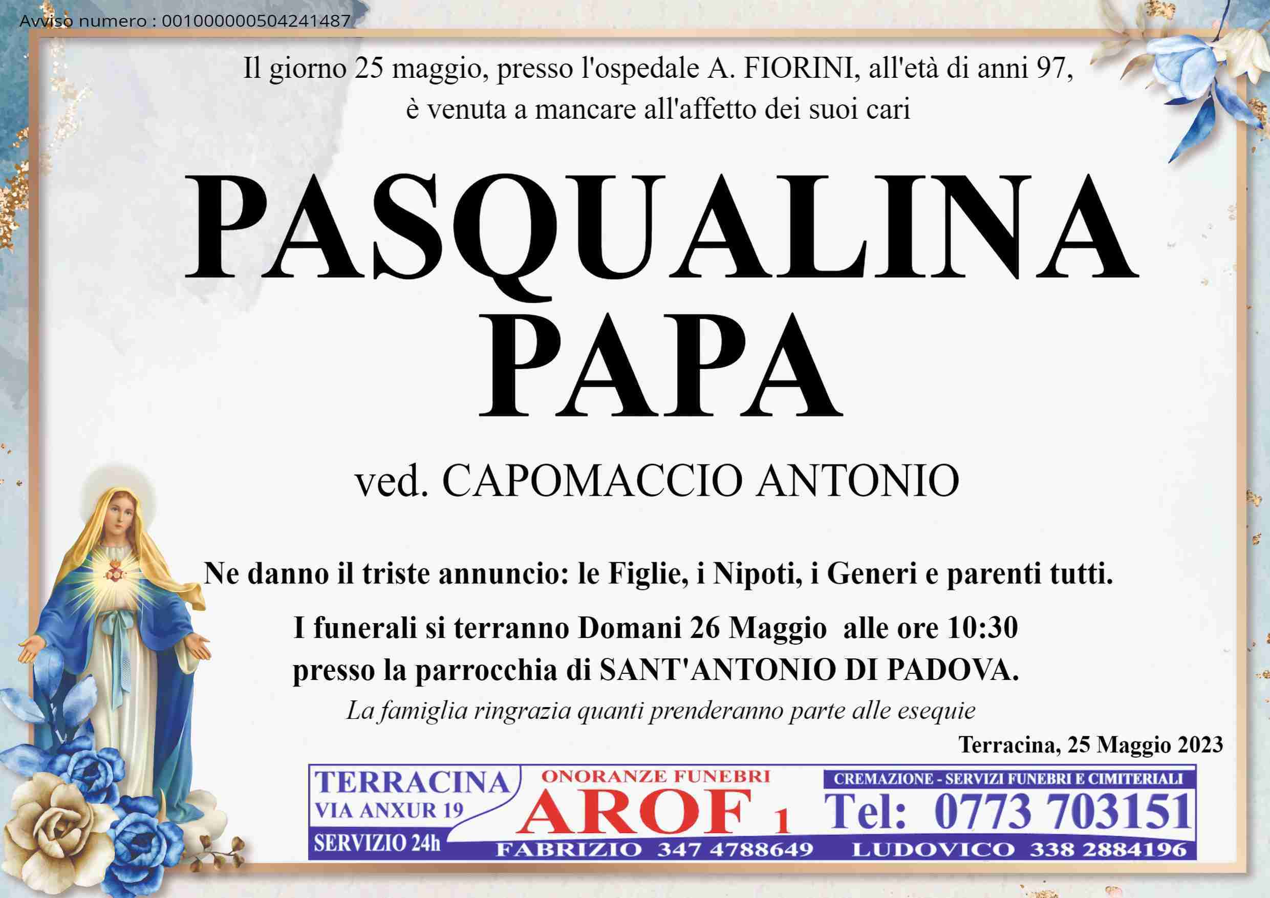 Pasqualina Papa