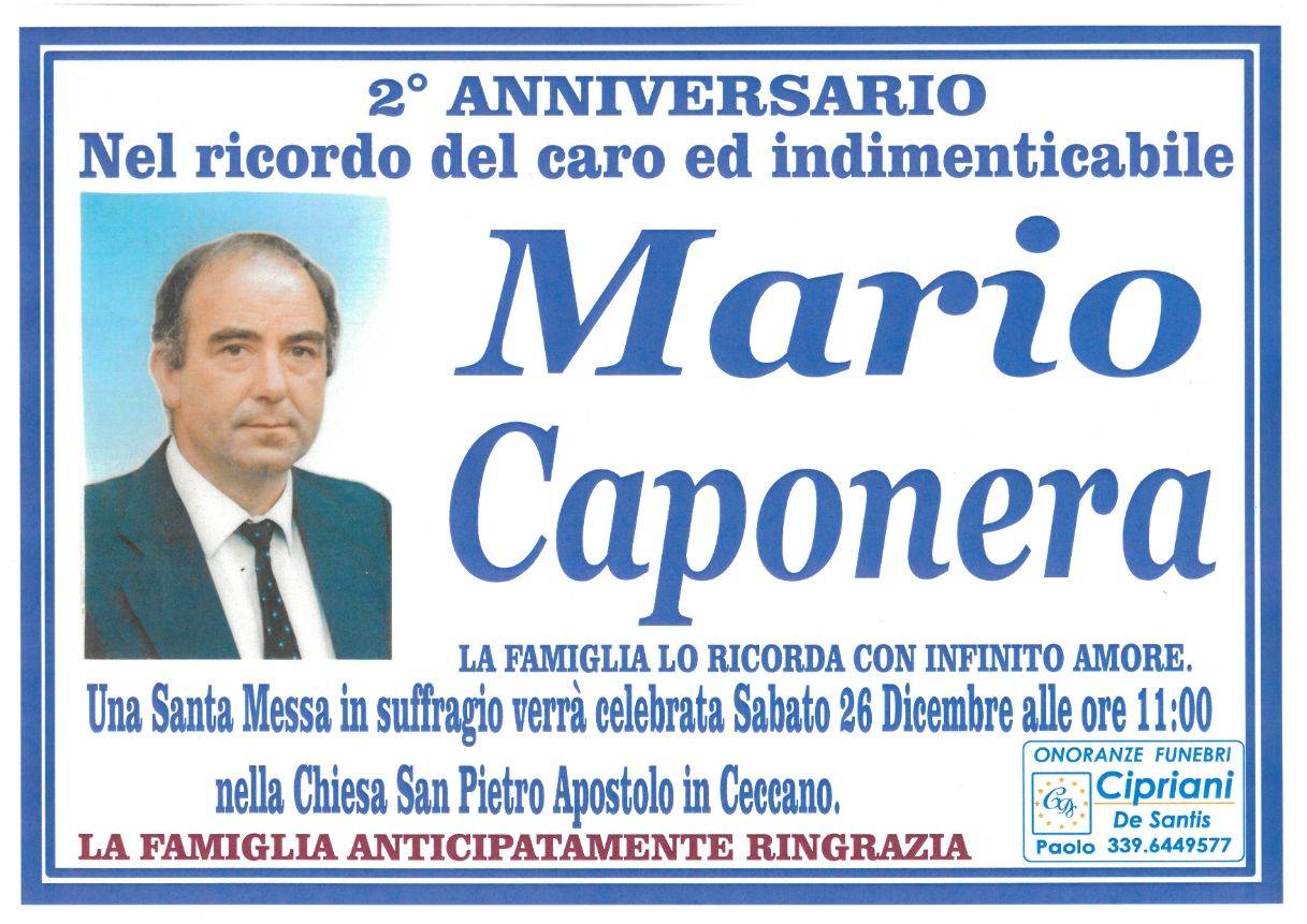 Mario Caponera